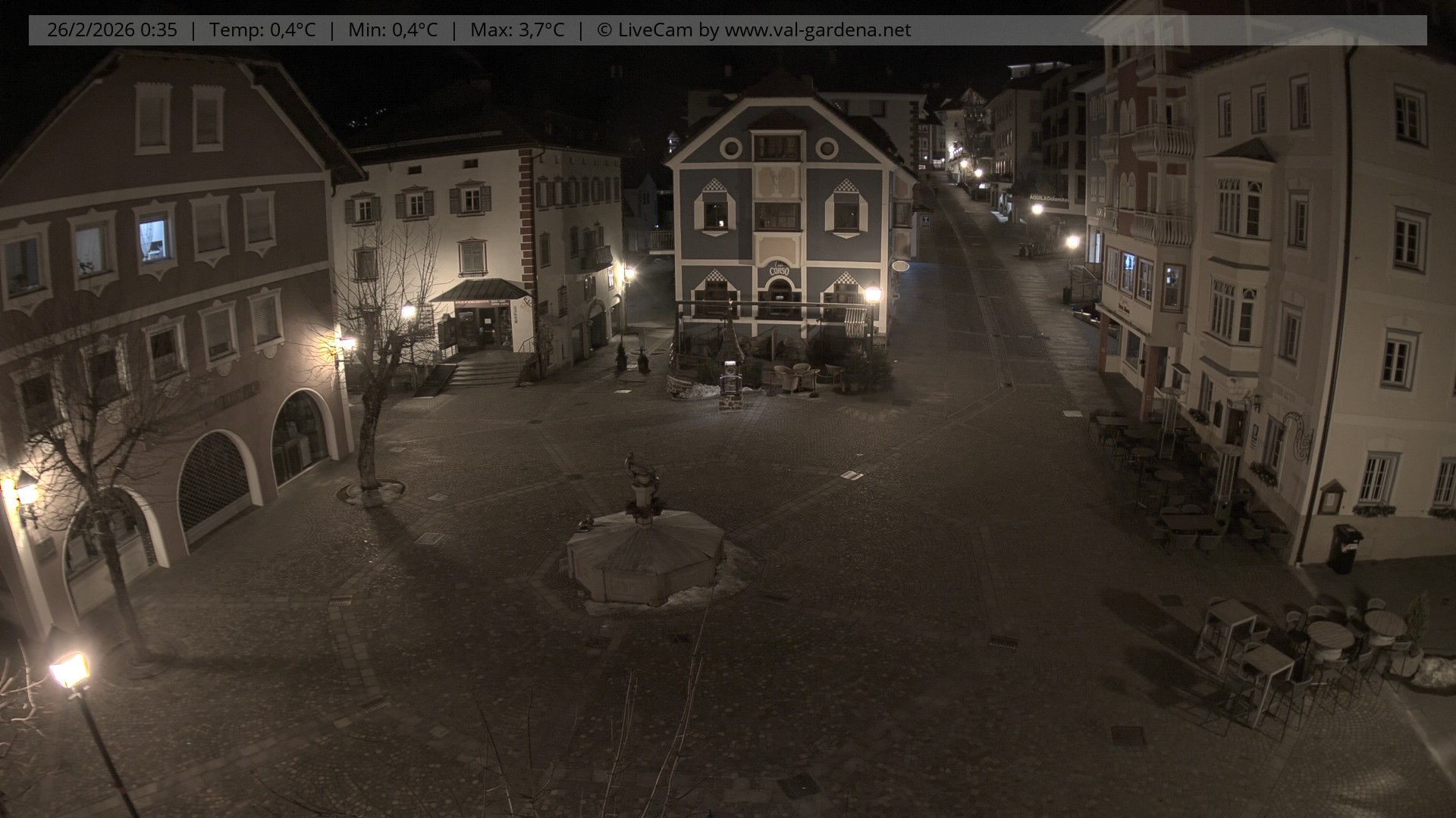 Archiv Foto Webcam St. Ulrich: Dorfzentrum