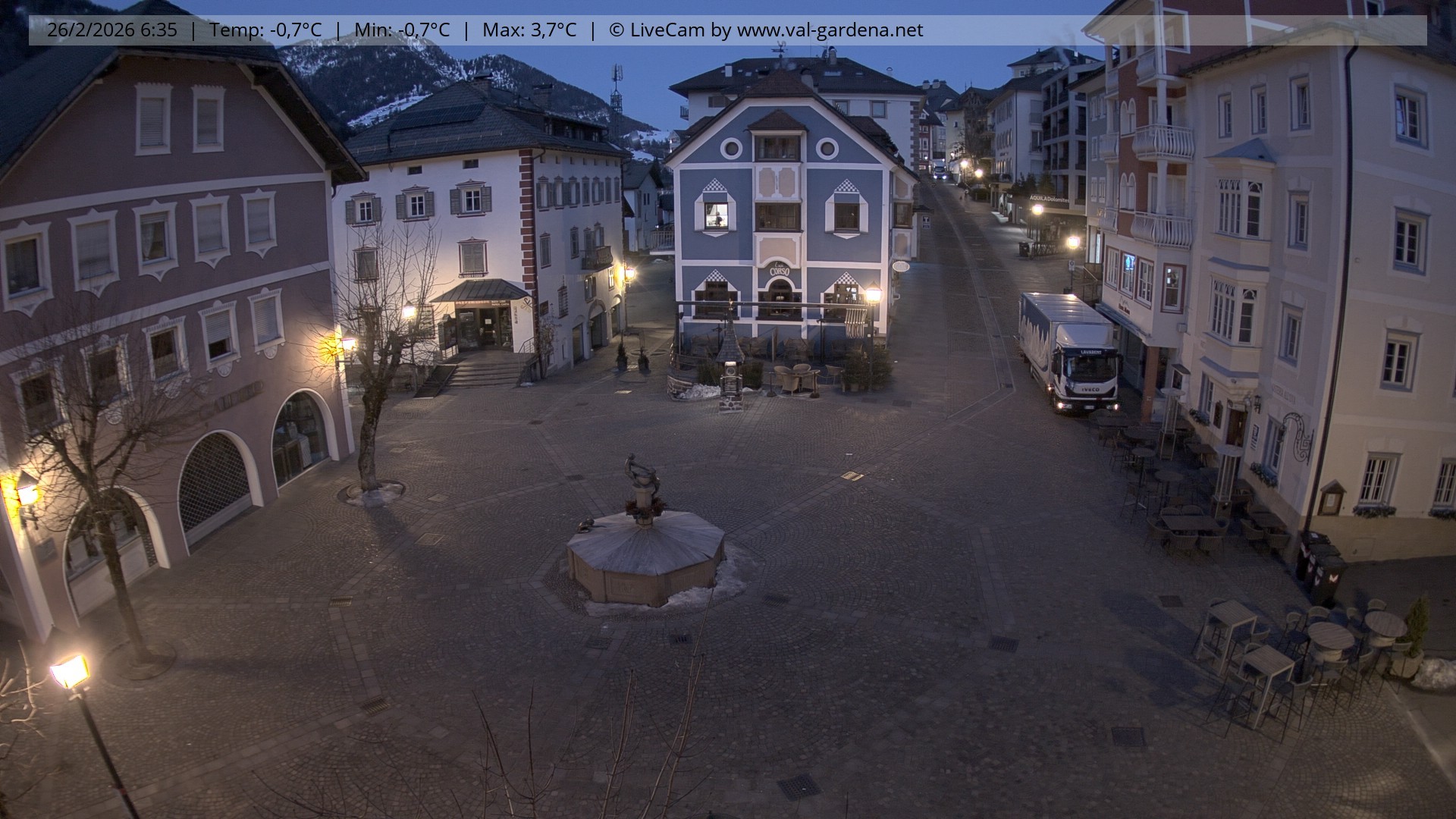 Archiv Foto Webcam St. Ulrich: Dorfzentrum
