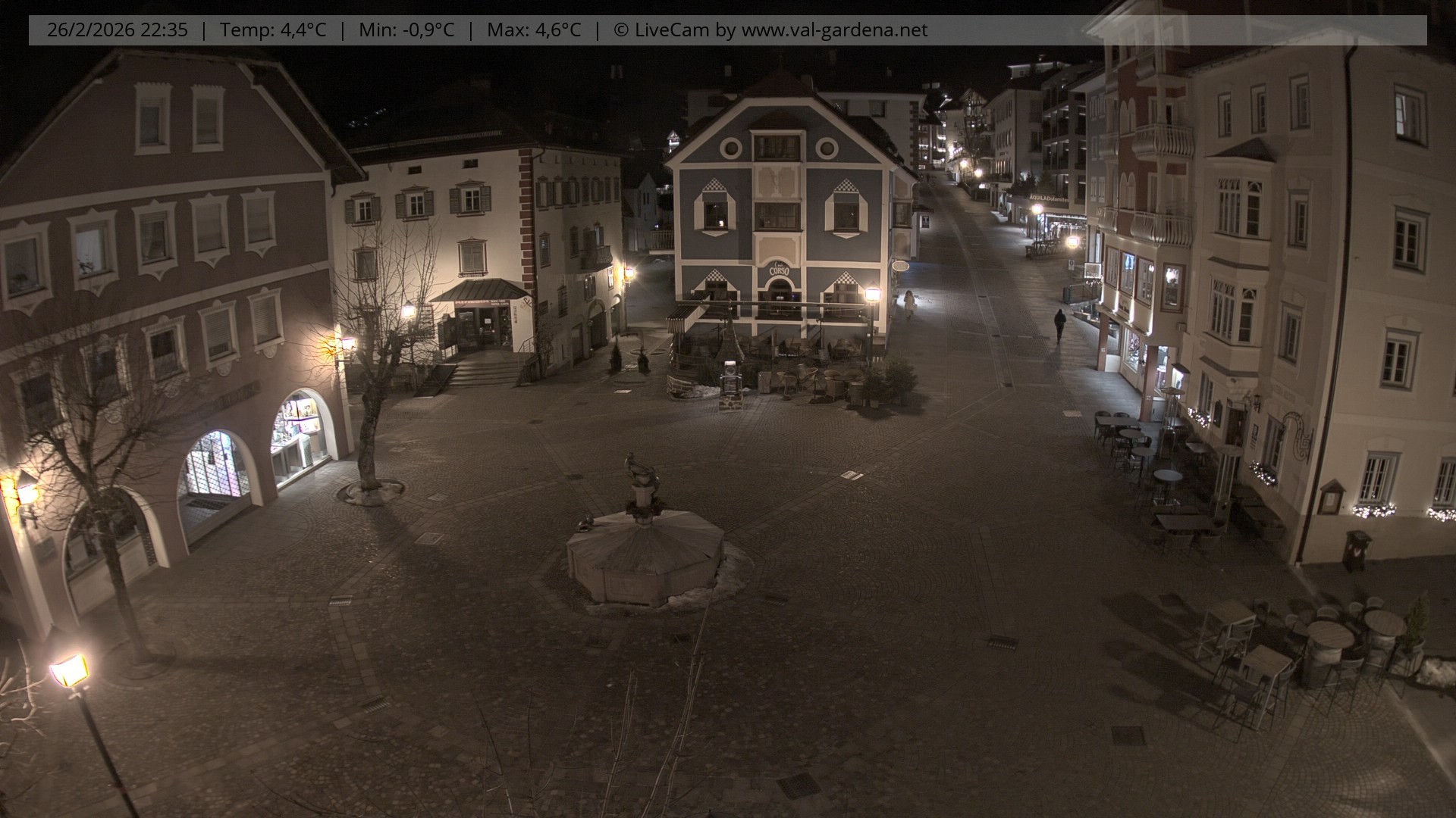 Archiv Foto Webcam St. Ulrich: Dorfzentrum
