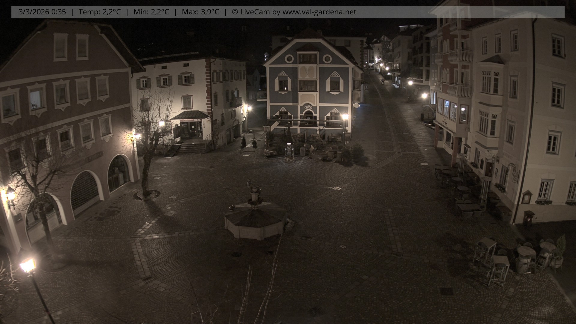 Archiv Foto Webcam St. Ulrich: Dorfzentrum