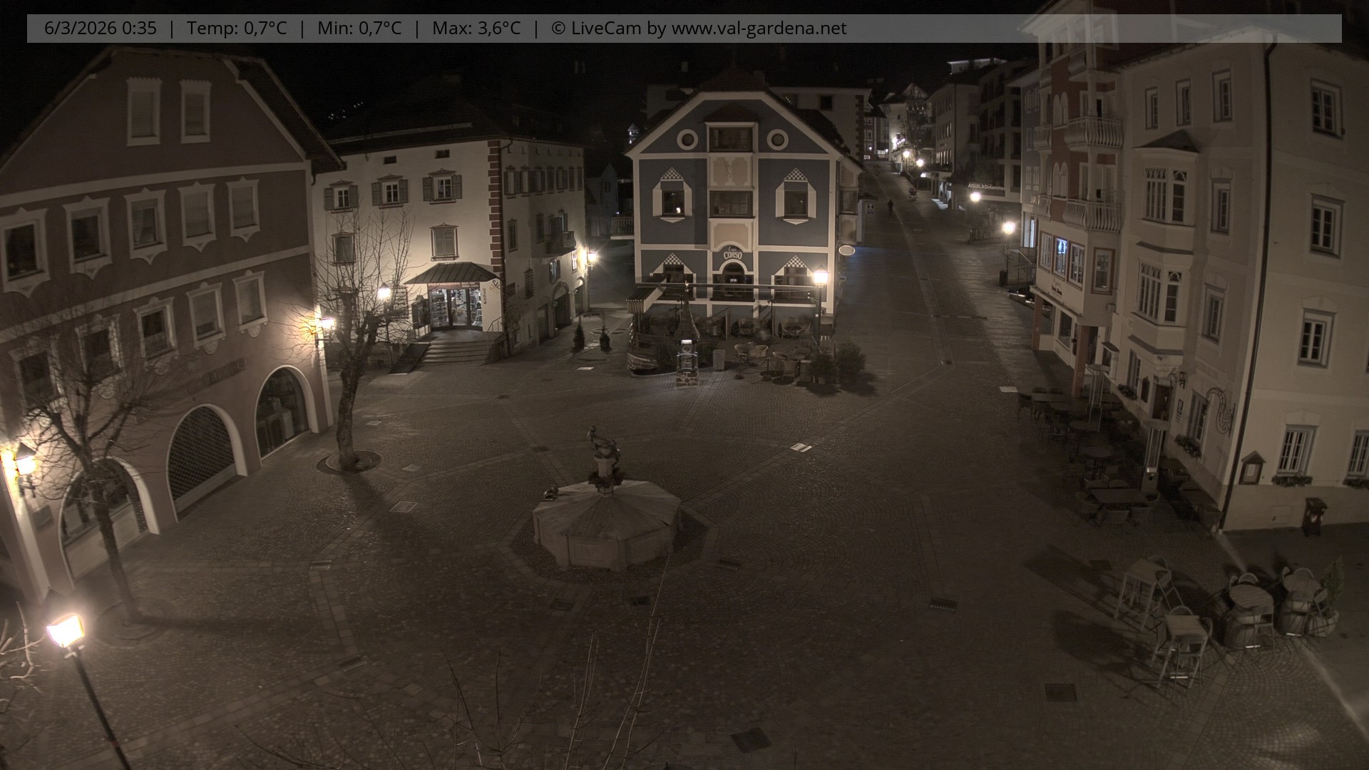 Archiv Foto Webcam St. Ulrich: Dorfzentrum