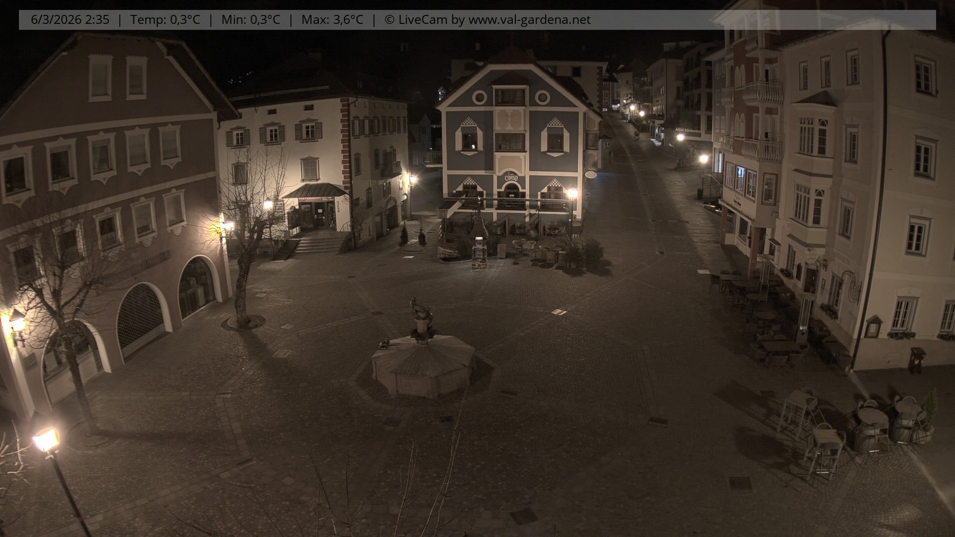 Archiv Foto Webcam St. Ulrich: Dorfzentrum