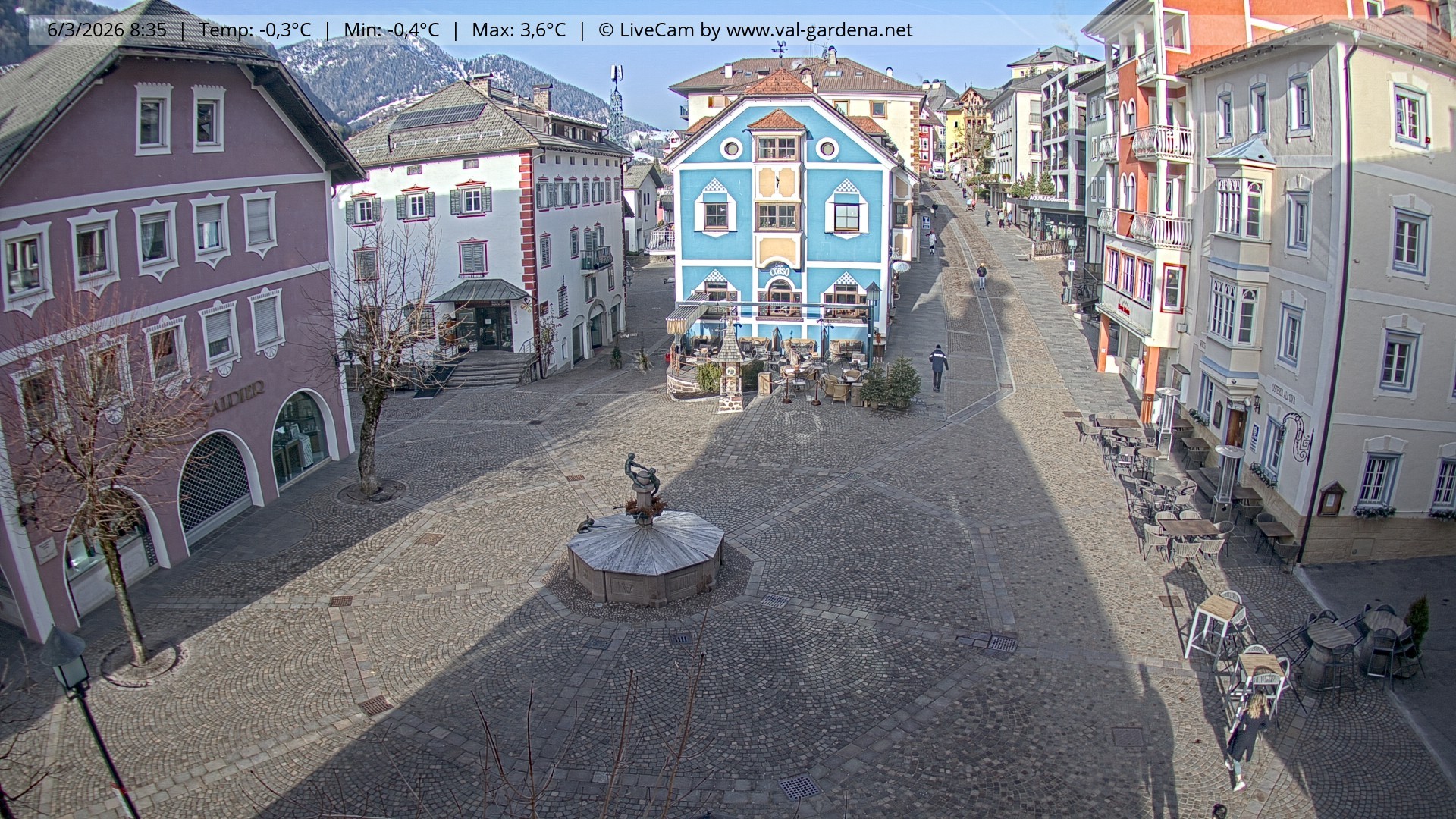 Archiv Foto Webcam St. Ulrich: Dorfzentrum