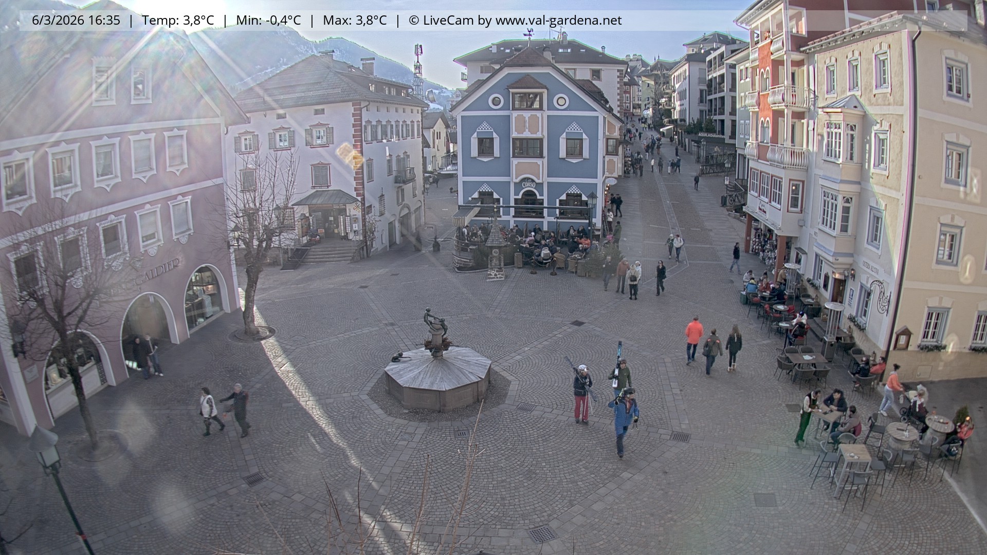 Archiv Foto Webcam St. Ulrich: Dorfzentrum