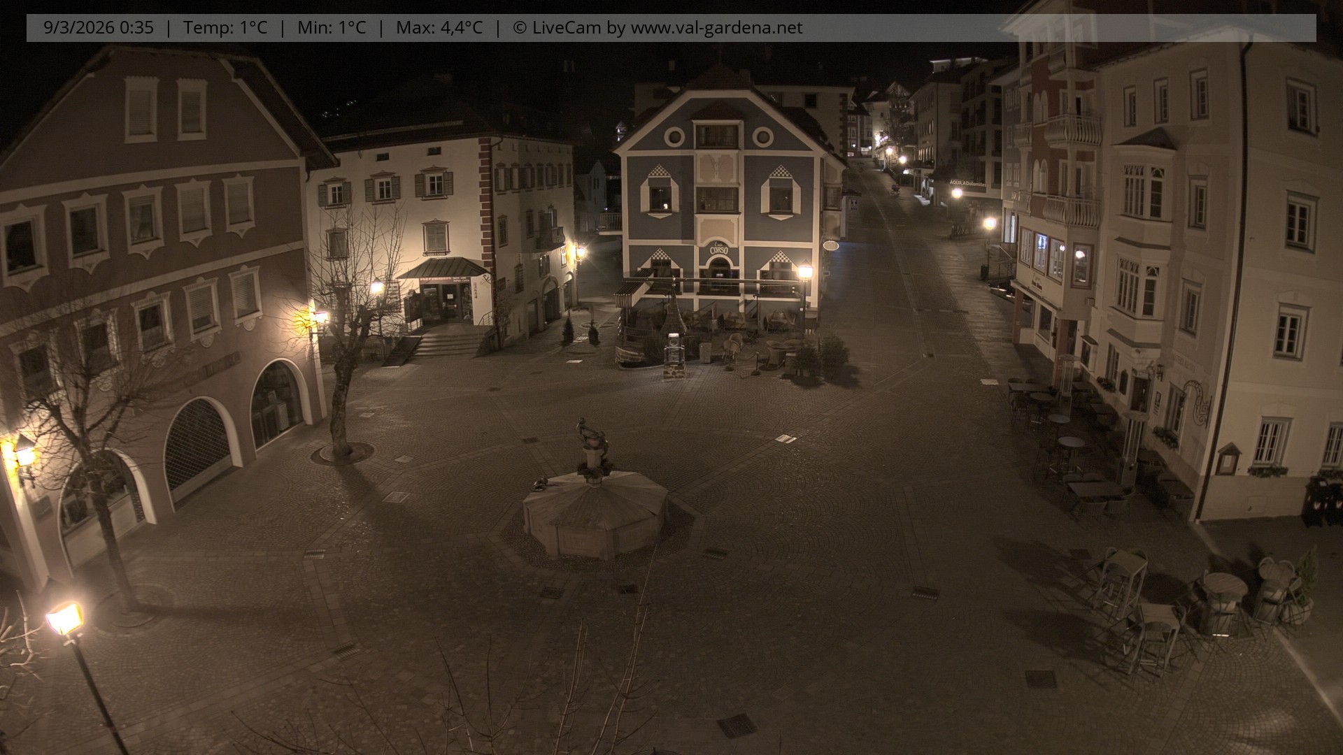 Archiv Foto Webcam St. Ulrich: Dorfzentrum