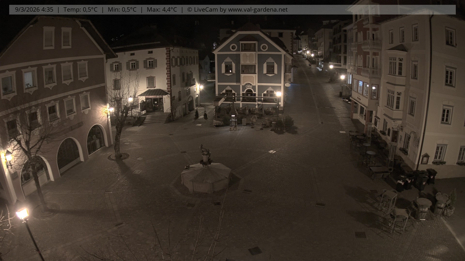 Archiv Foto Webcam St. Ulrich: Dorfzentrum