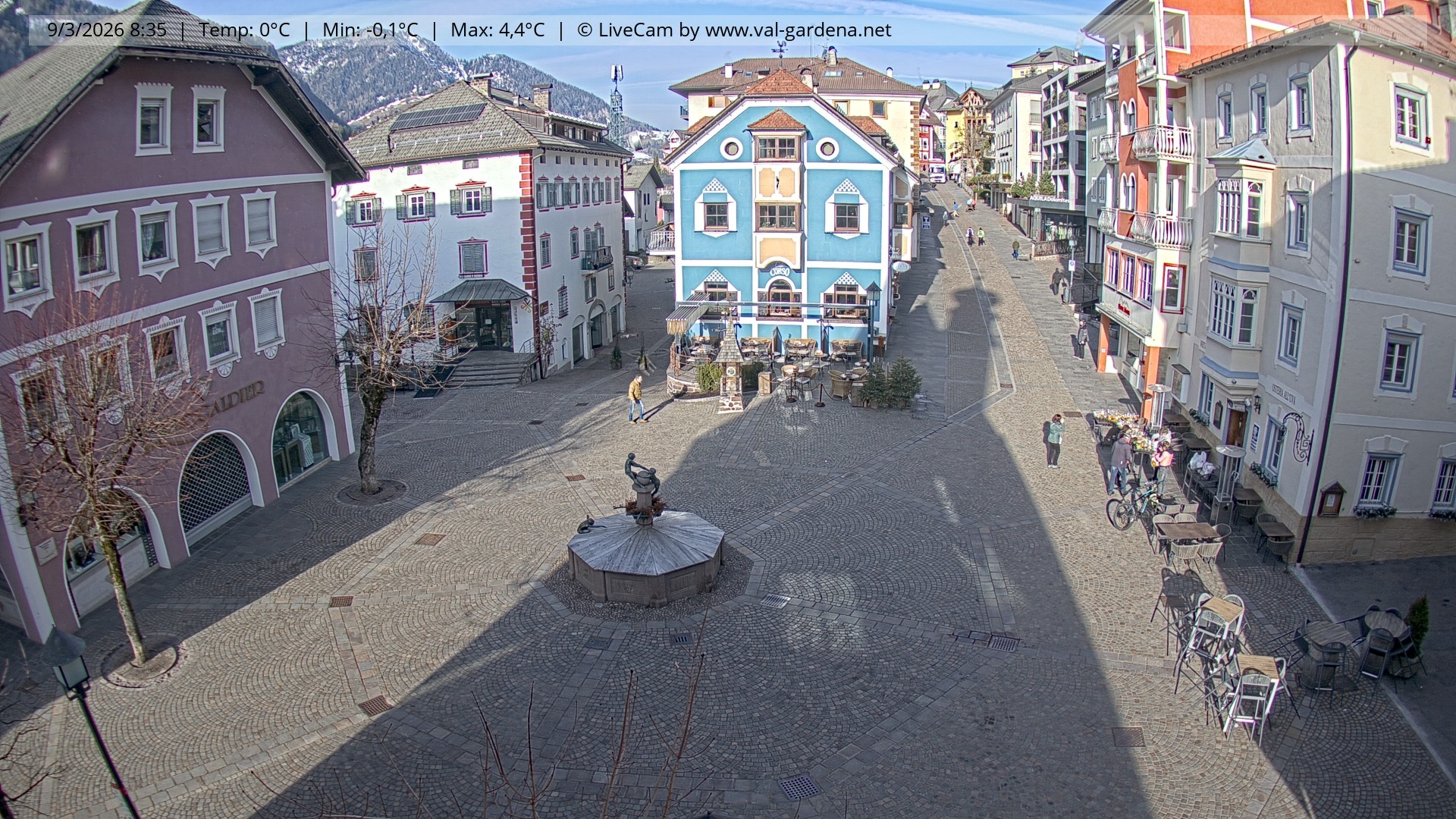 Archiv Foto Webcam St. Ulrich: Dorfzentrum