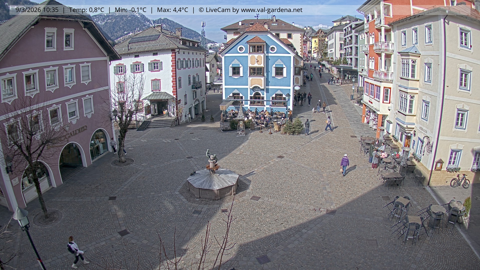 Archiv Foto Webcam St. Ulrich: Dorfzentrum