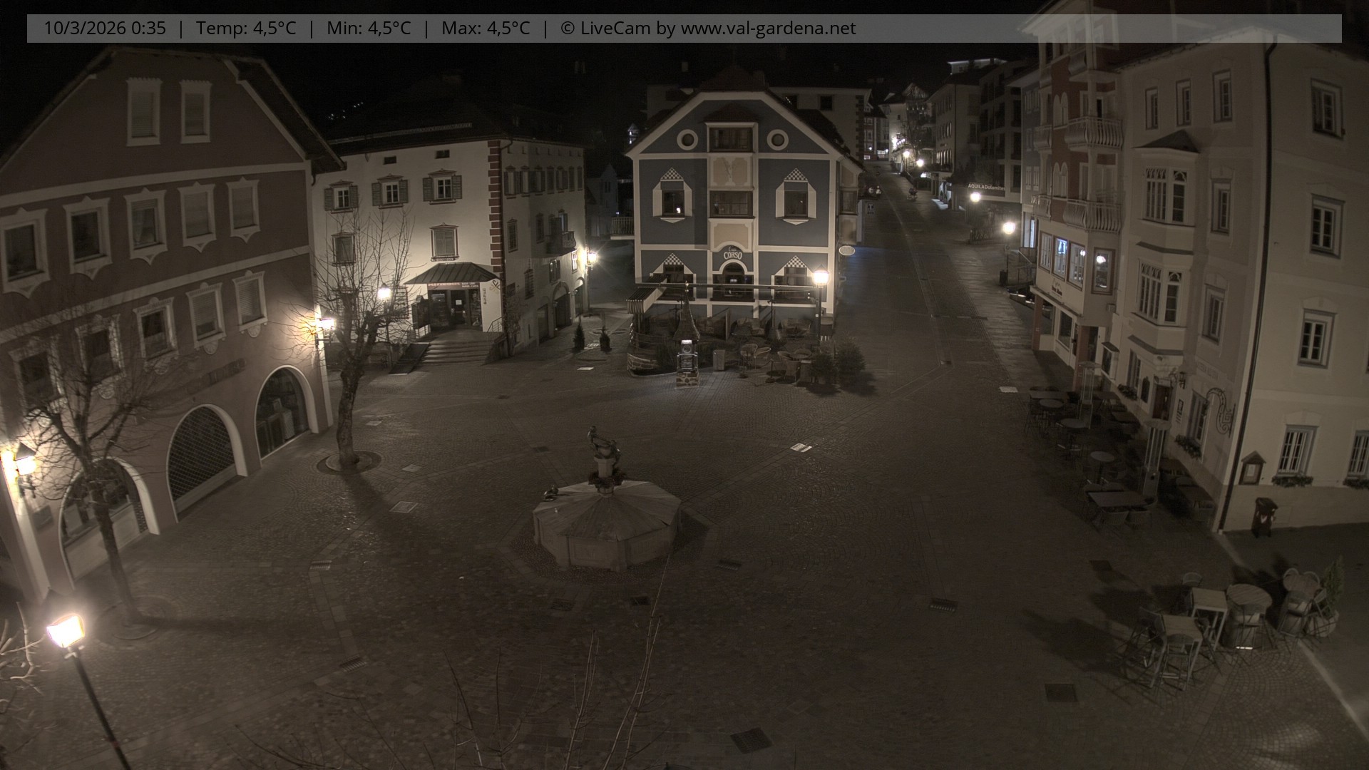 Archiv Foto Webcam St. Ulrich: Dorfzentrum