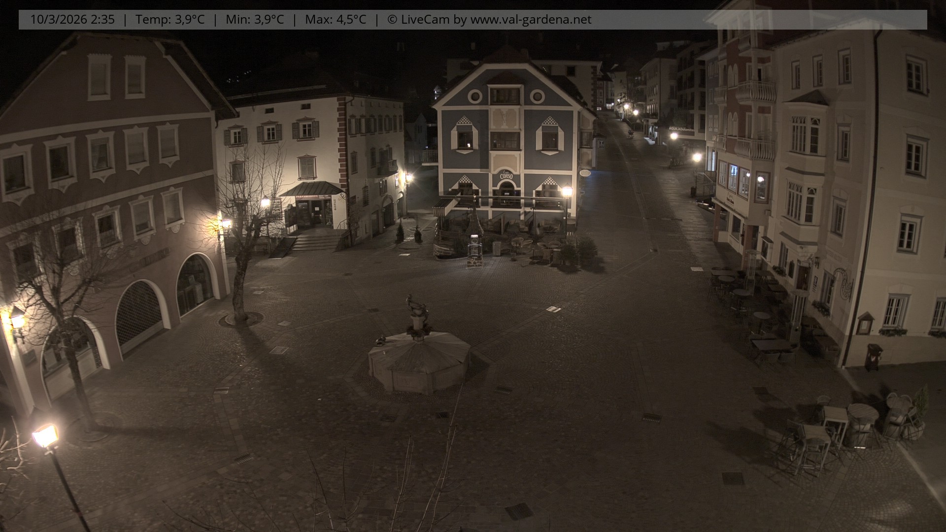 Archiv Foto Webcam St. Ulrich: Dorfzentrum
