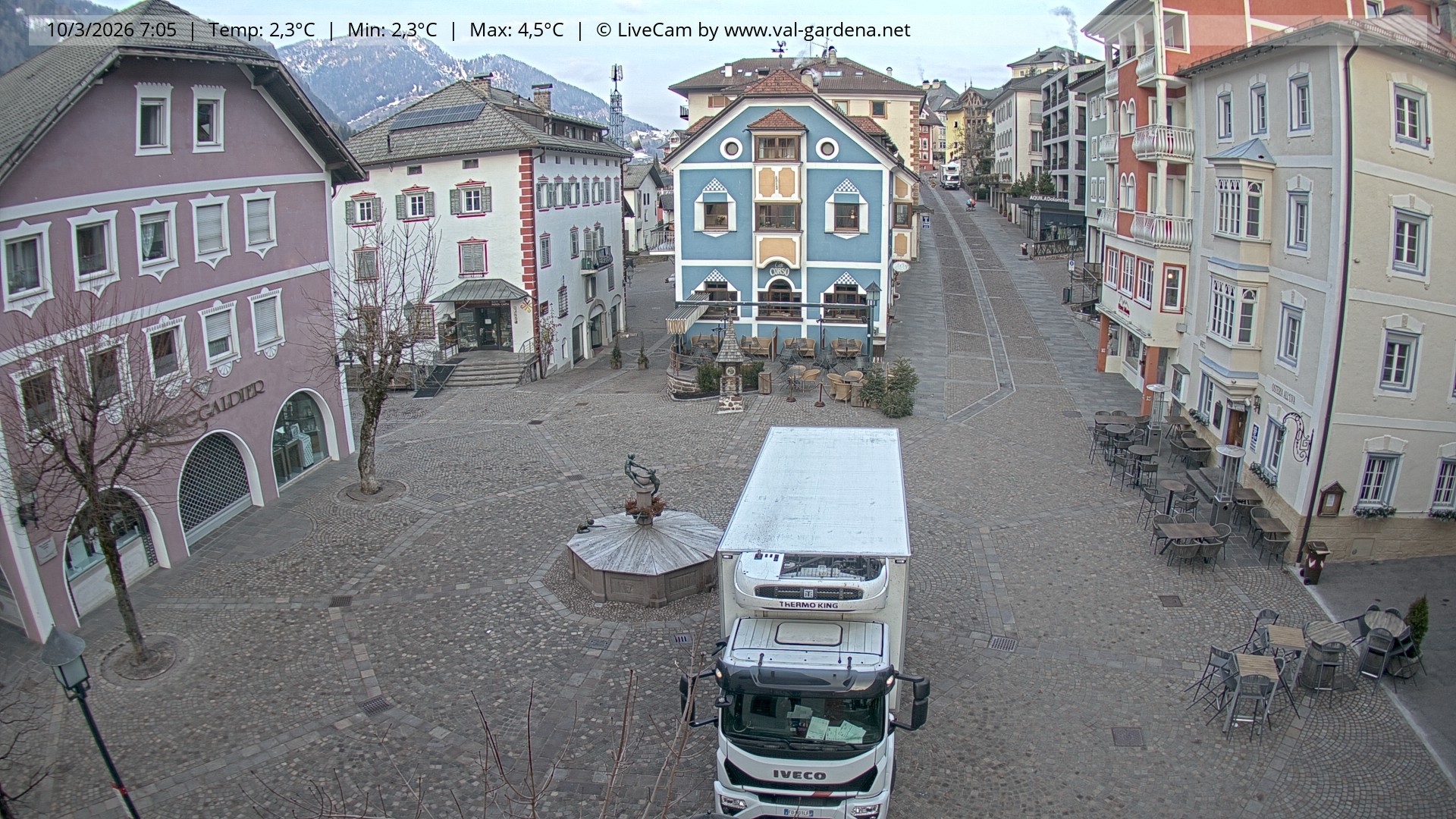 Archiv Foto Webcam St. Ulrich: Dorfzentrum
