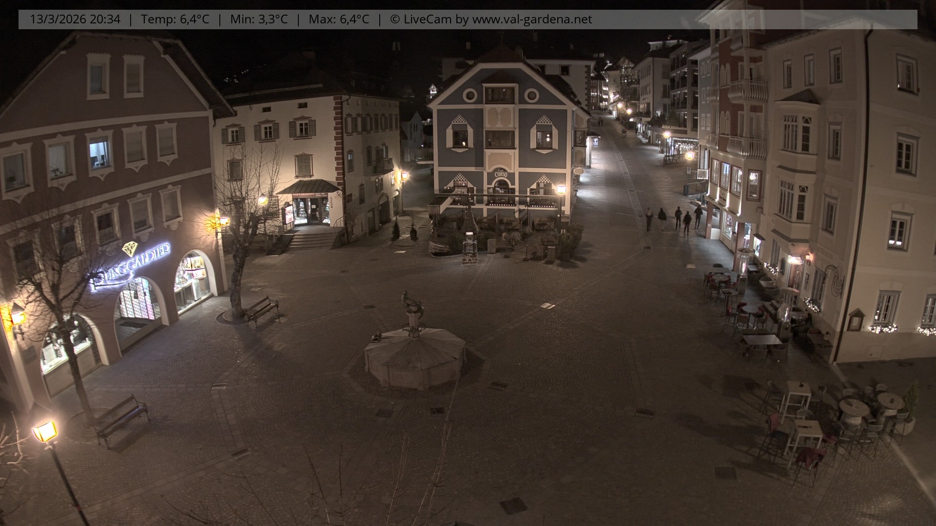 Archiv Foto Webcam St. Ulrich: Dorfzentrum