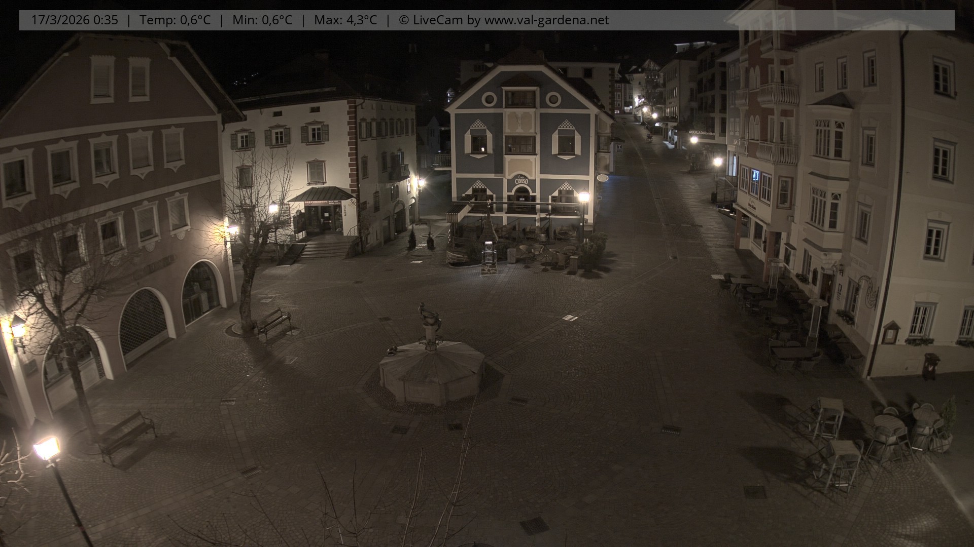 Archiv Foto Webcam St. Ulrich: Dorfzentrum