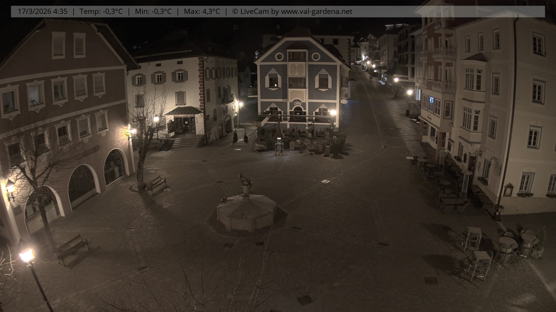 Archiv Foto Webcam St. Ulrich: Dorfzentrum