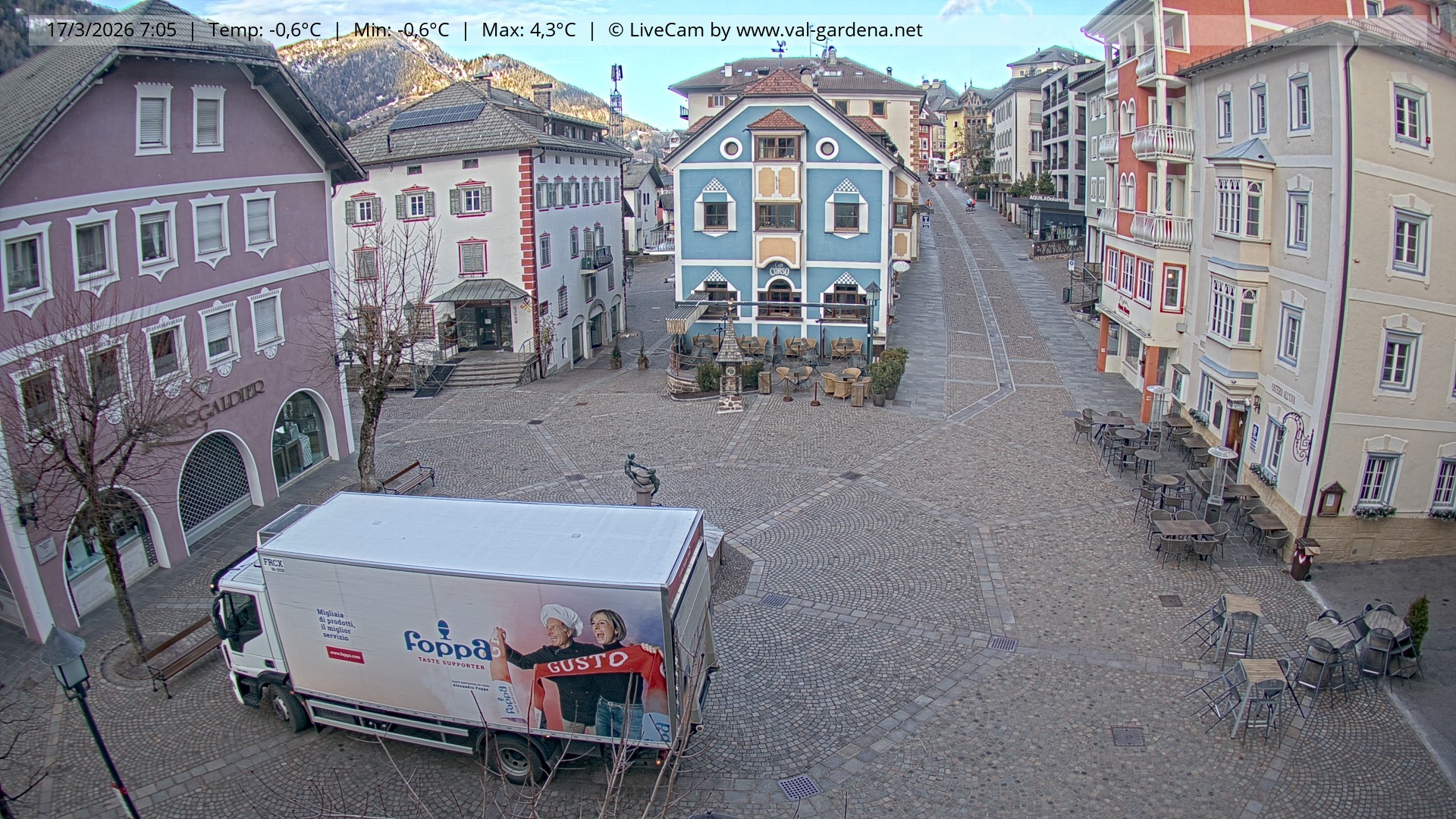Archiv Foto Webcam St. Ulrich: Dorfzentrum