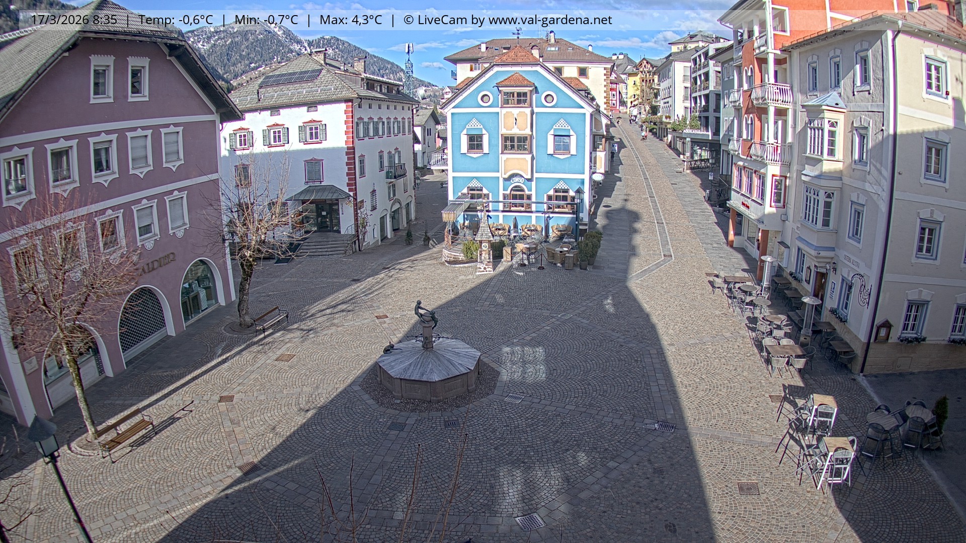 Archiv Foto Webcam St. Ulrich: Dorfzentrum