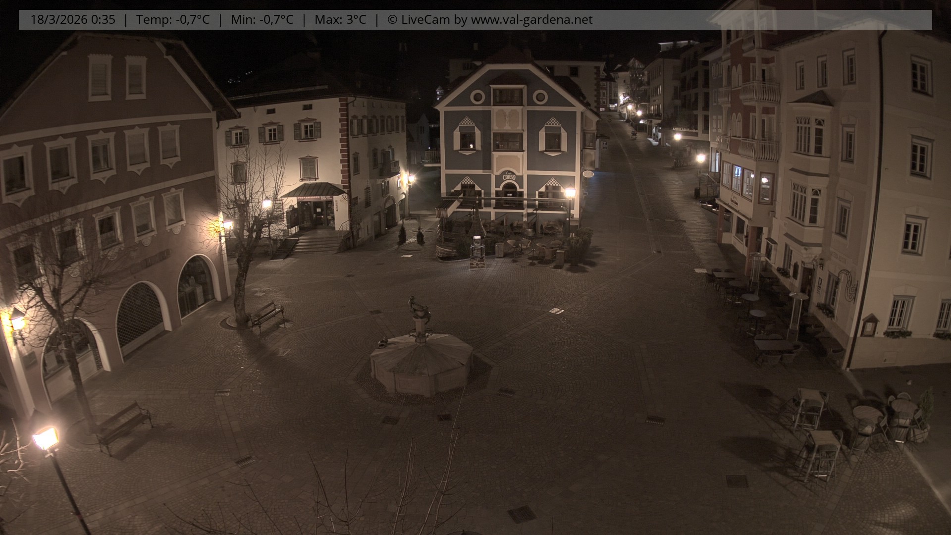 Archiv Foto Webcam St. Ulrich: Dorfzentrum