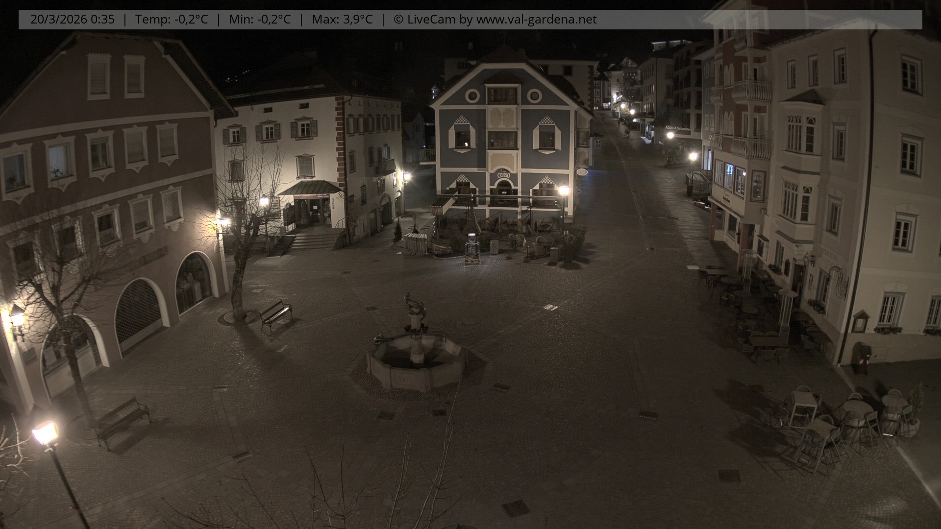 Archiv Foto Webcam St. Ulrich: Dorfzentrum