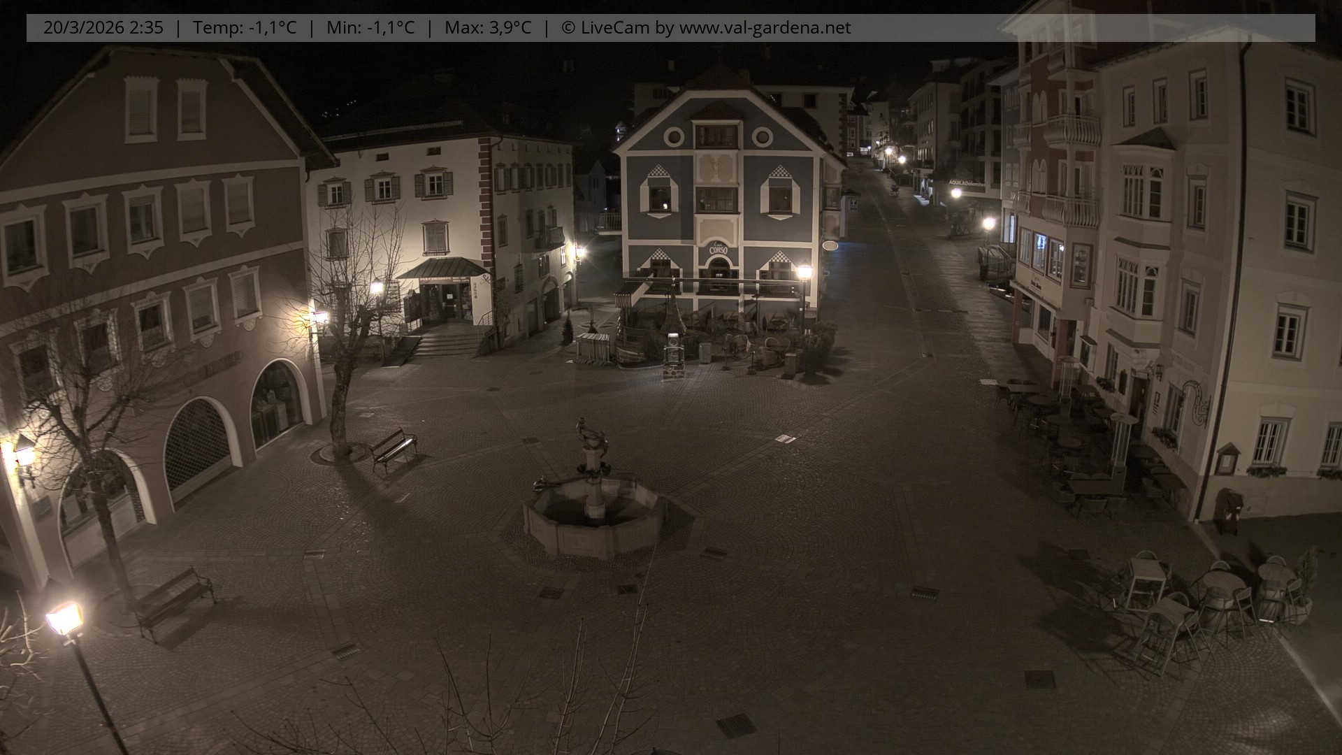 Archiv Foto Webcam St. Ulrich: Dorfzentrum