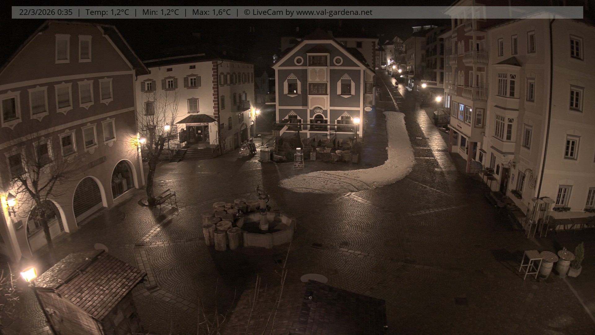 Archiv Foto Webcam St. Ulrich: Dorfzentrum