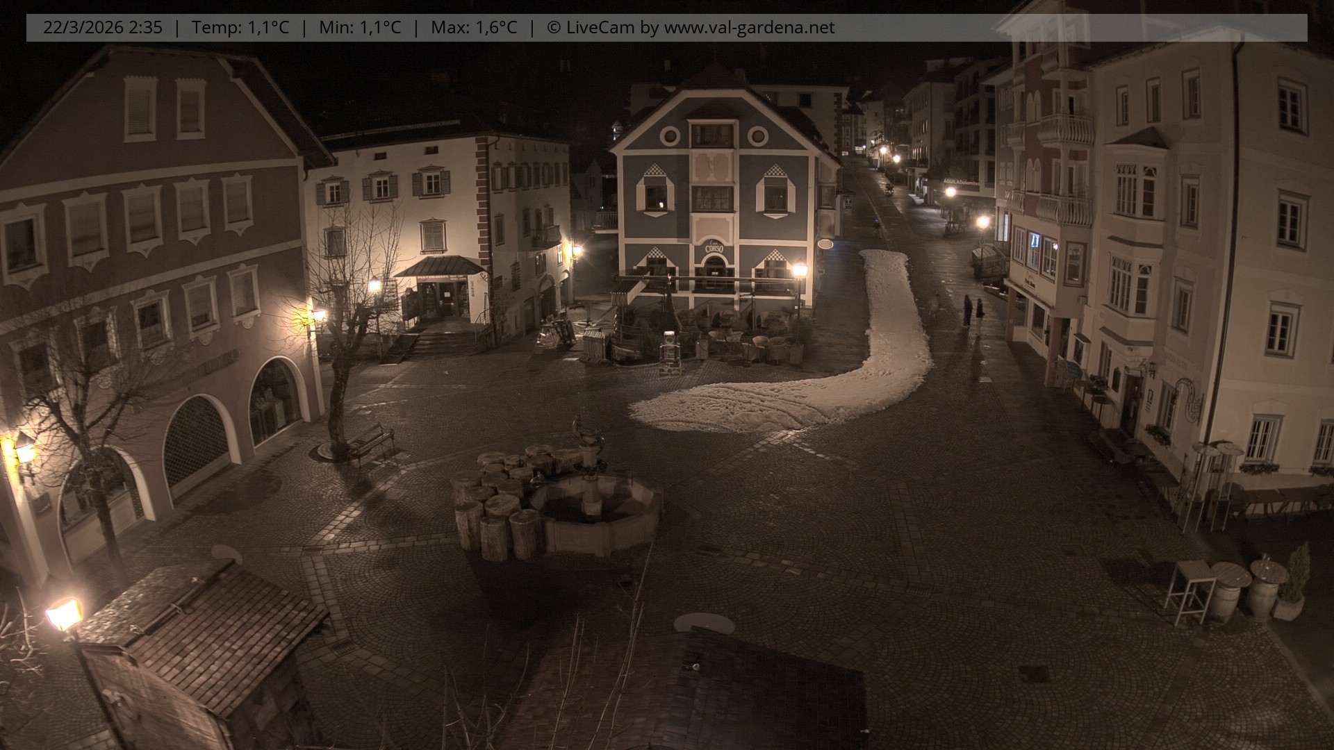 Archiv Foto Webcam St. Ulrich: Dorfzentrum