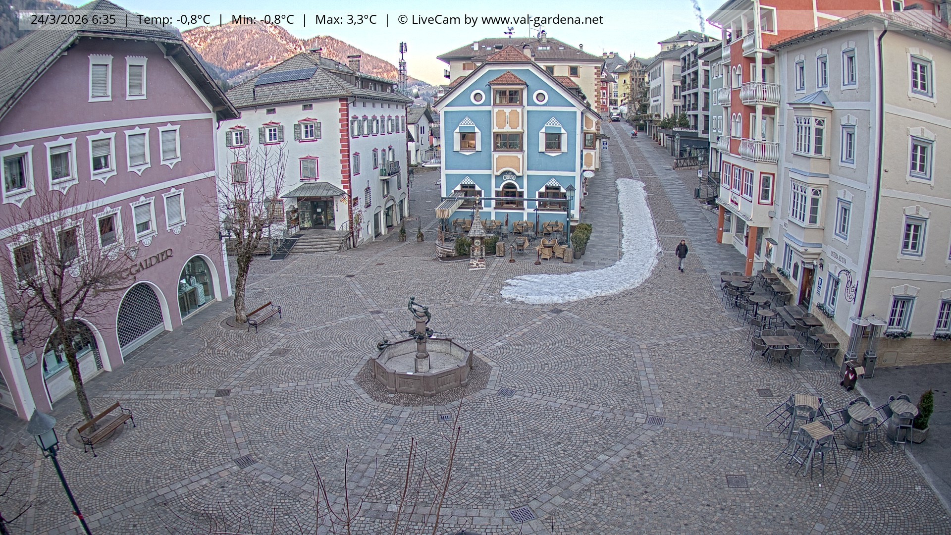 Archiv Foto Webcam St. Ulrich: Dorfzentrum