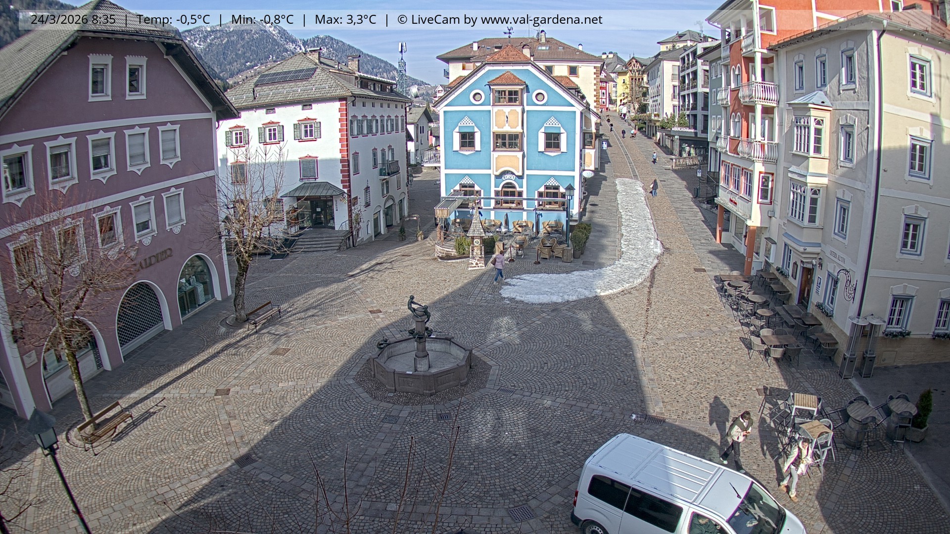 Archiv Foto Webcam St. Ulrich: Dorfzentrum
