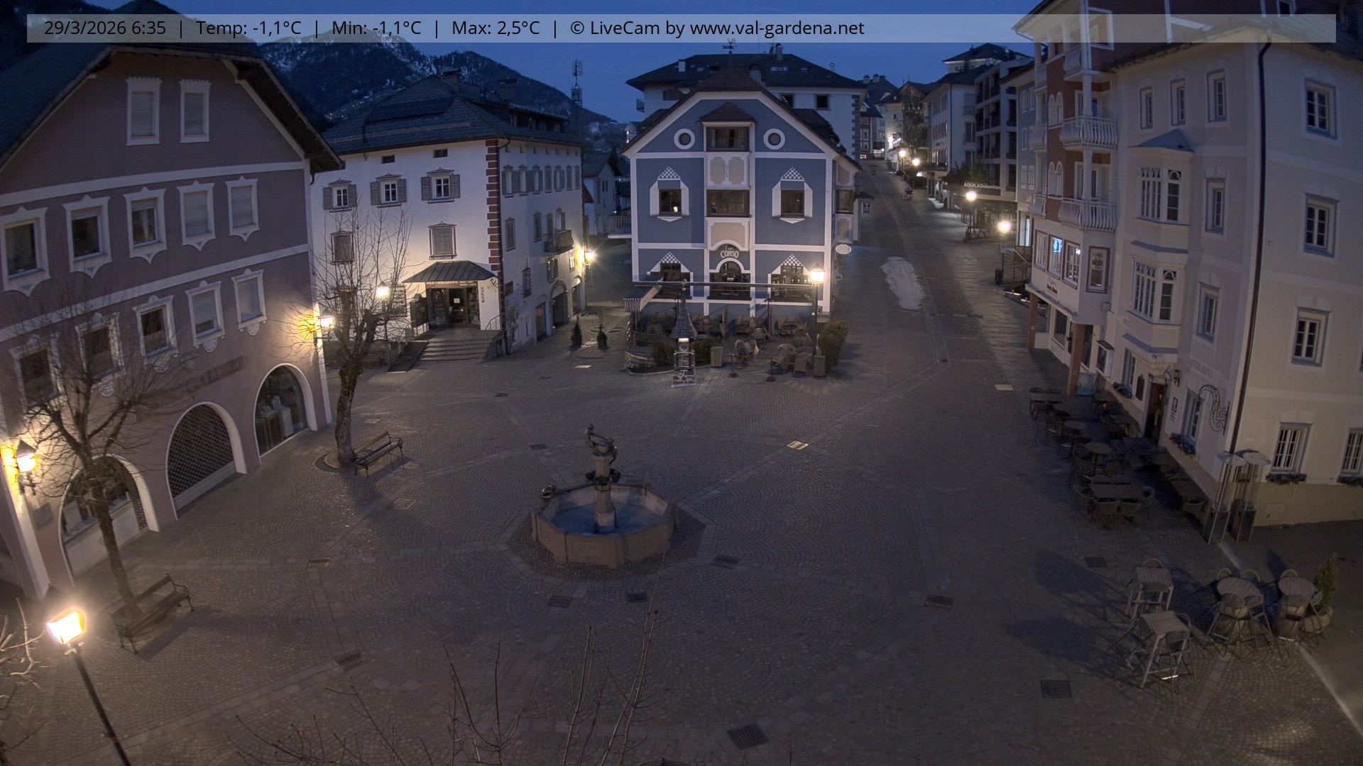 Archiv Foto Webcam St. Ulrich: Dorfzentrum