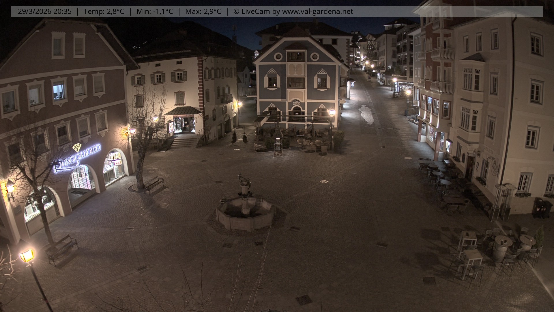 Archiv Foto Webcam St. Ulrich: Dorfzentrum