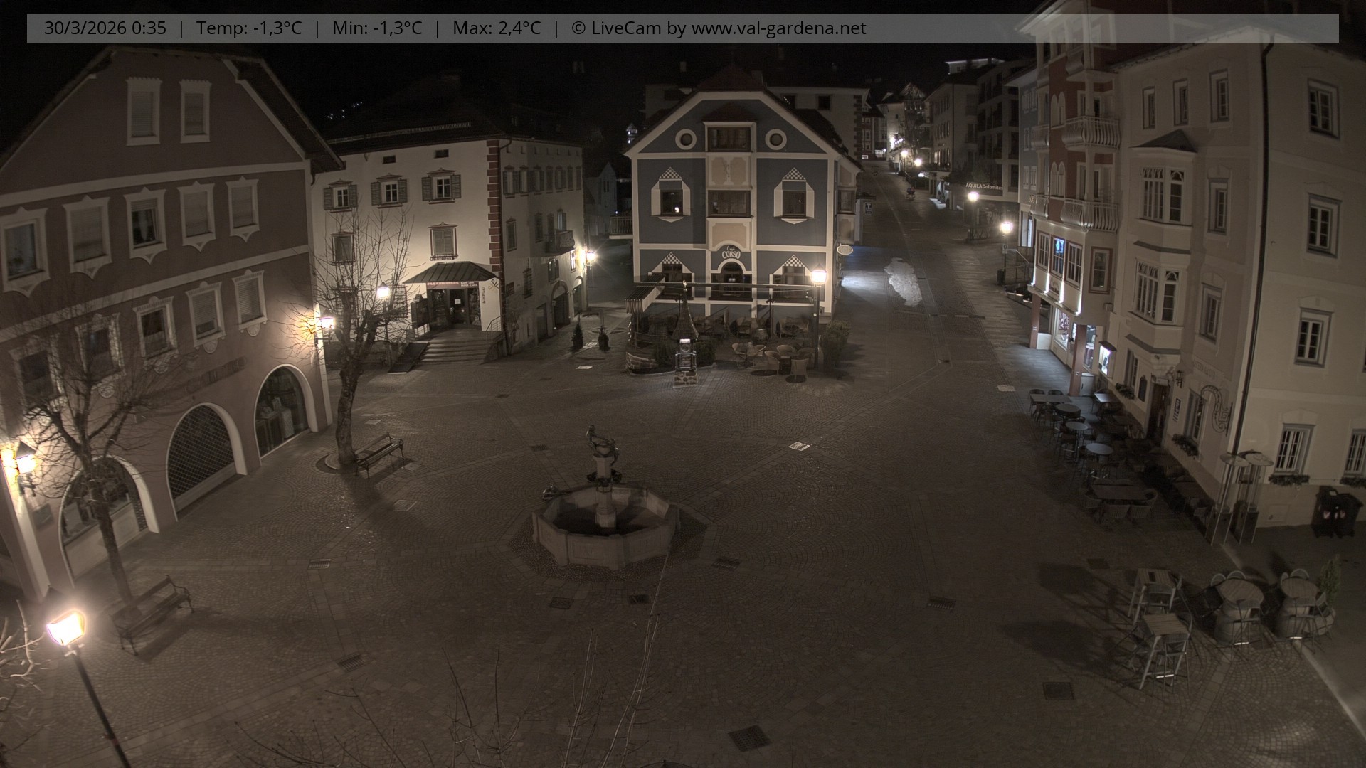 Archiv Foto Webcam St. Ulrich: Dorfzentrum