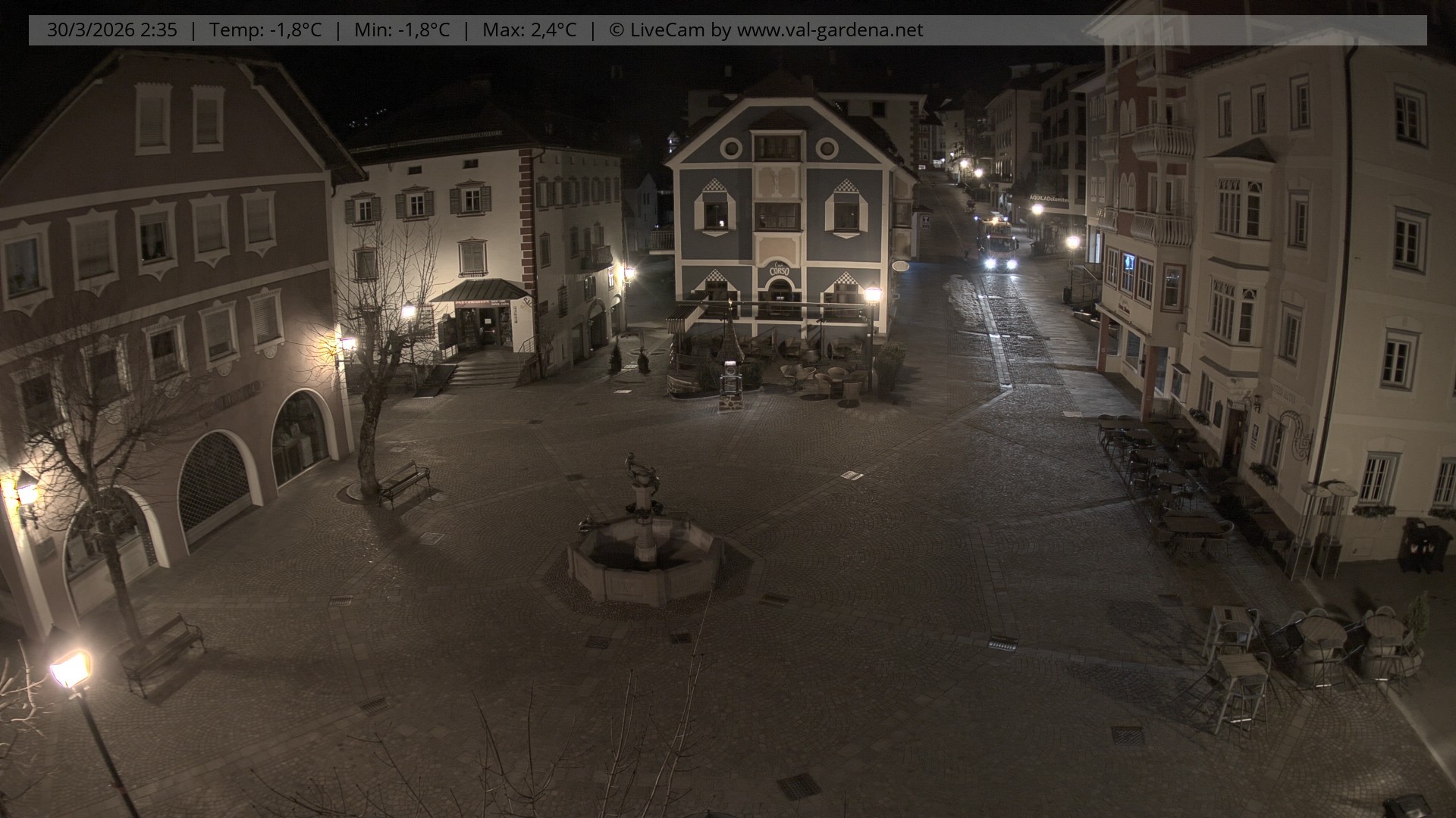 Archiv Foto Webcam St. Ulrich: Dorfzentrum