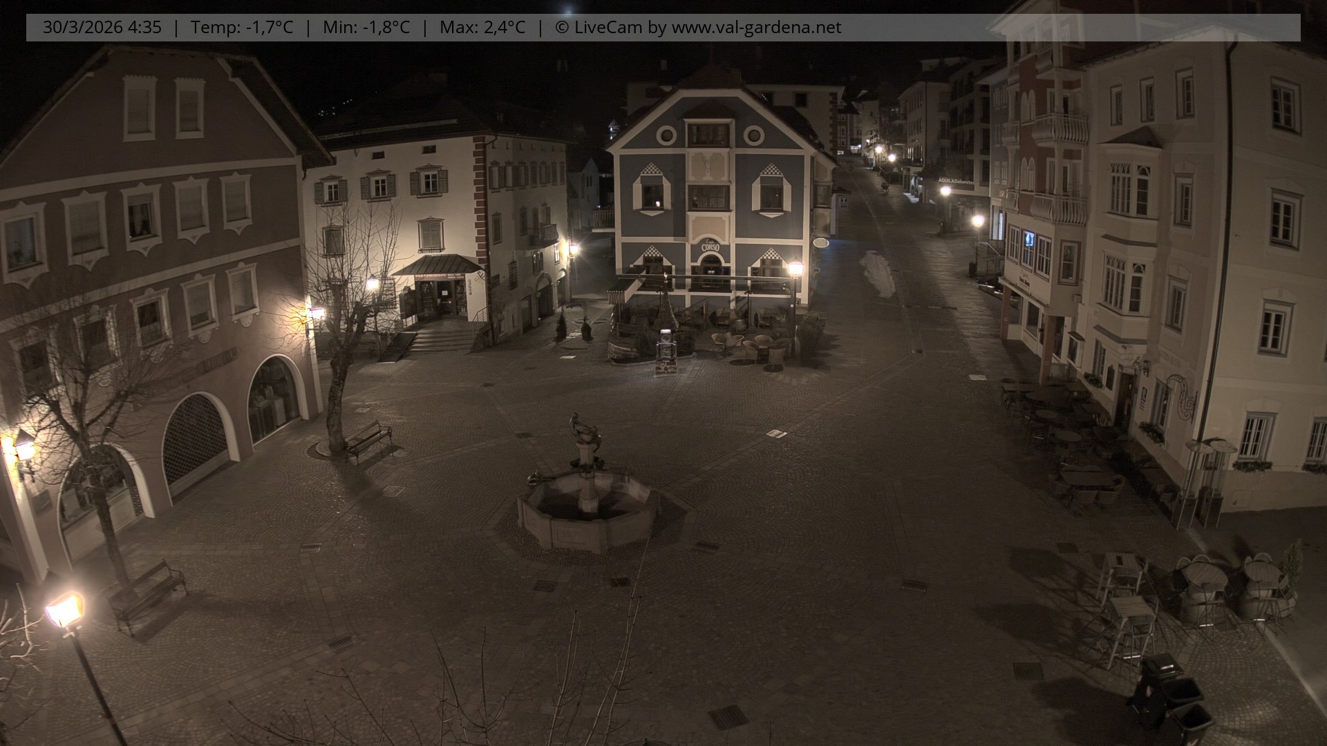 Archiv Foto Webcam St. Ulrich: Dorfzentrum