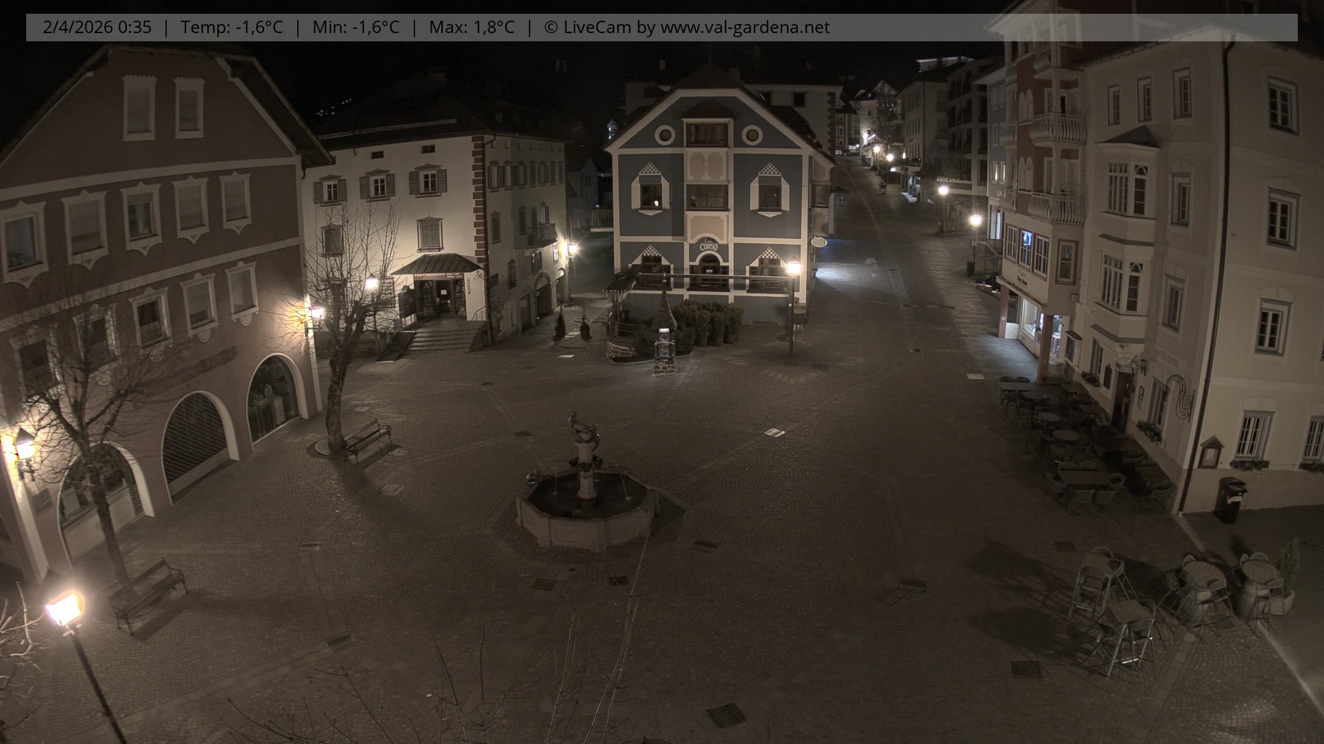 Archiv Foto Webcam St. Ulrich: Dorfzentrum