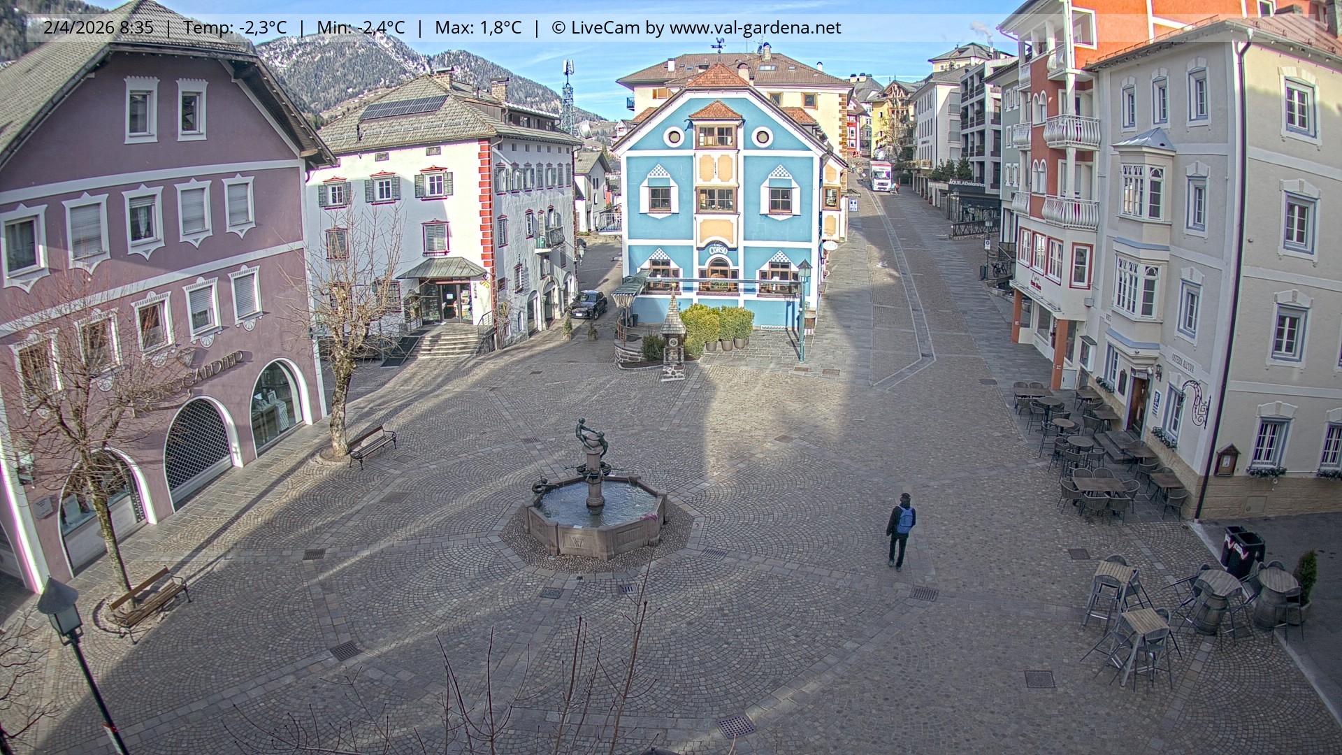 Archiv Foto Webcam St. Ulrich: Dorfzentrum