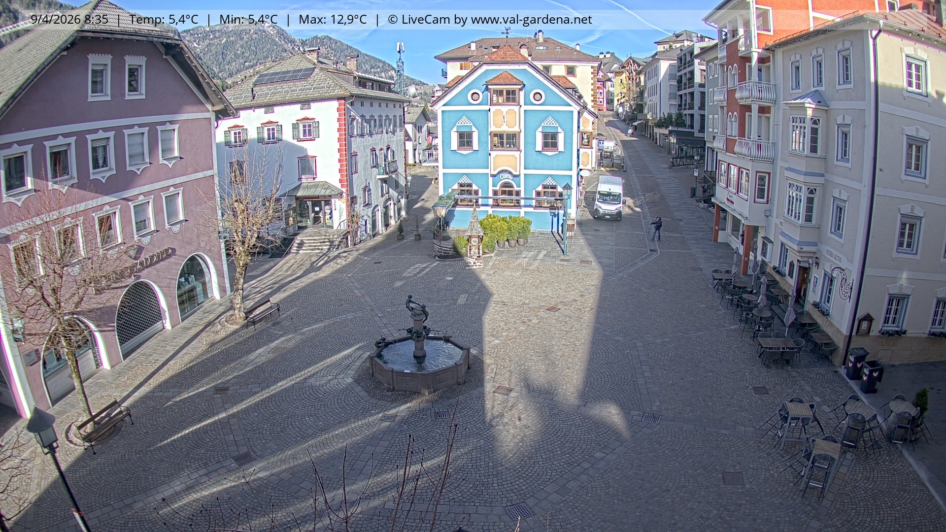 Archiv Foto Webcam St. Ulrich: Dorfzentrum