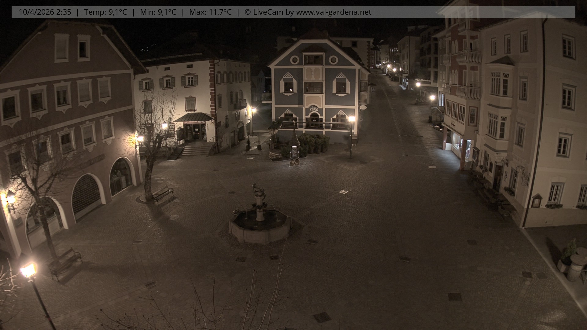 Archiv Foto Webcam St. Ulrich: Dorfzentrum