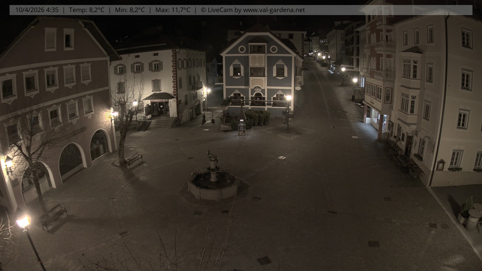 Archiv Foto Webcam St. Ulrich: Dorfzentrum