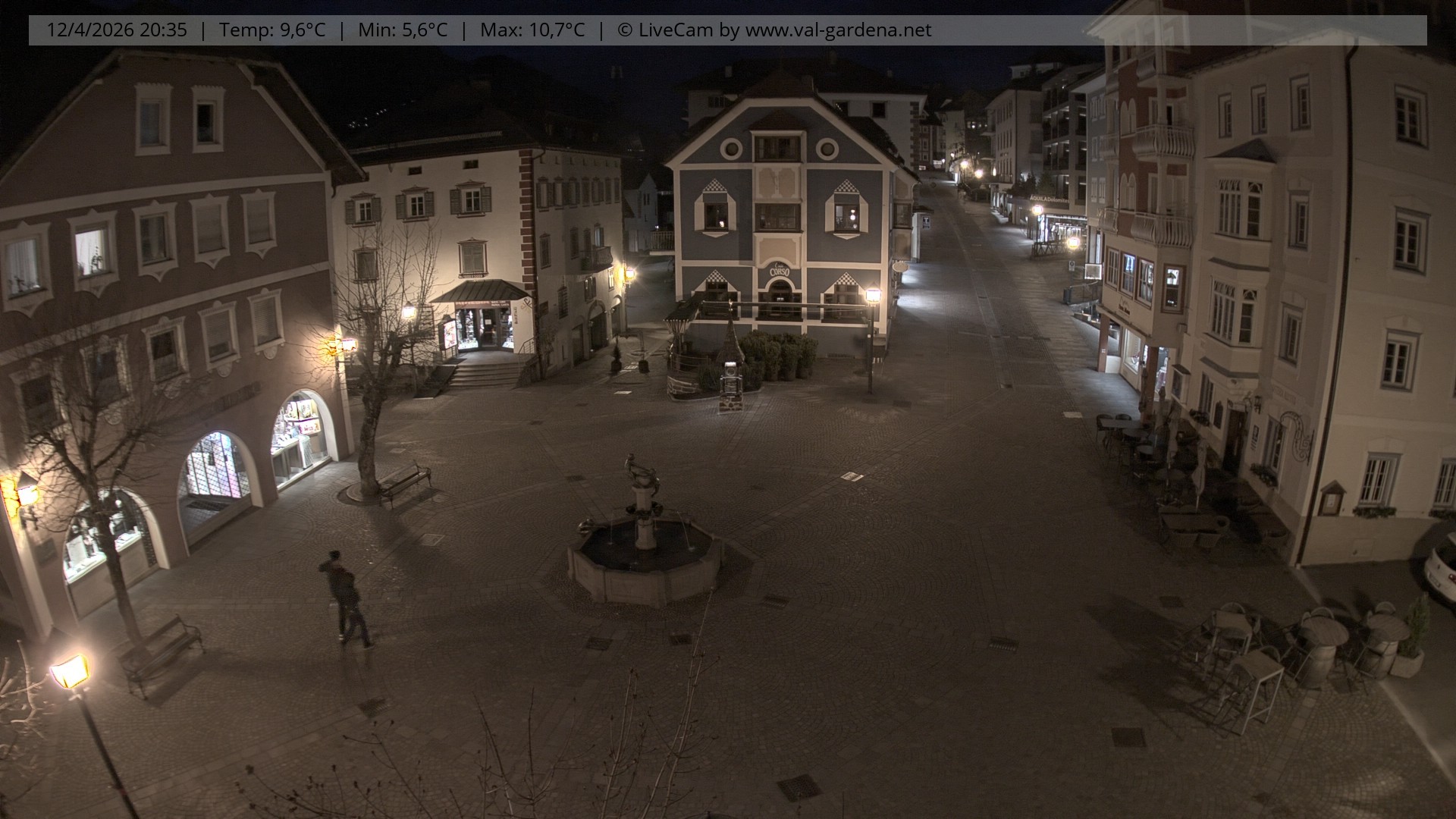 Archiv Foto Webcam St. Ulrich: Dorfzentrum