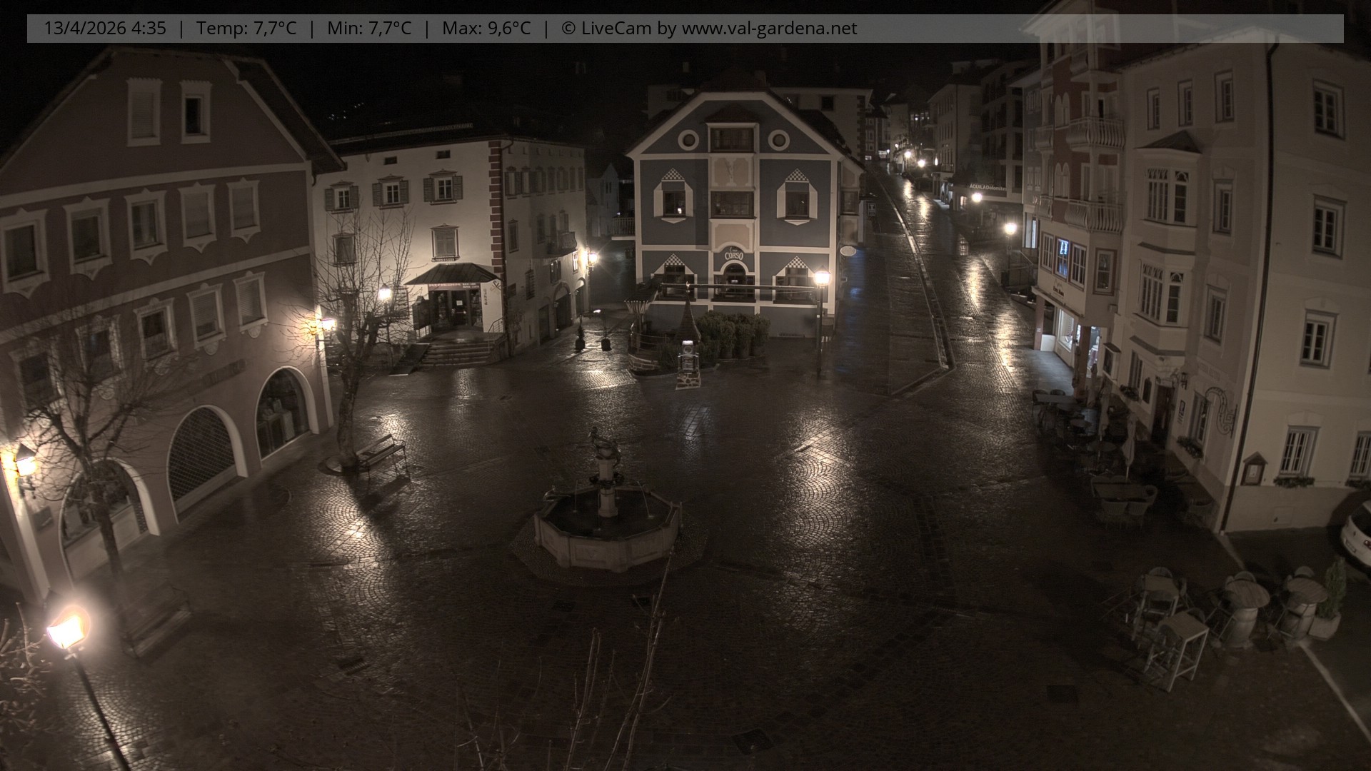 Archiv Foto Webcam St. Ulrich: Dorfzentrum