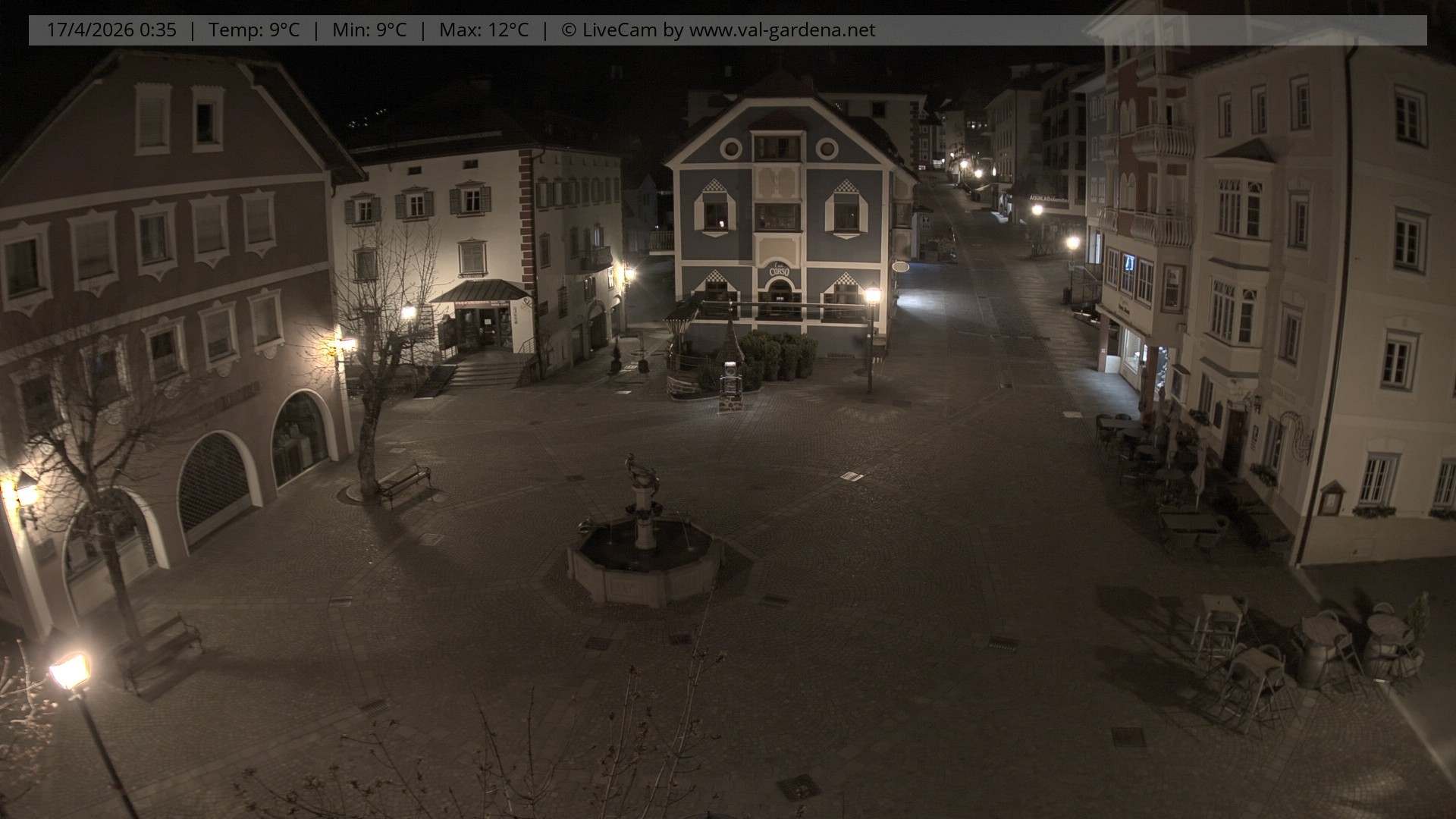 Archiv Foto Webcam St. Ulrich: Dorfzentrum