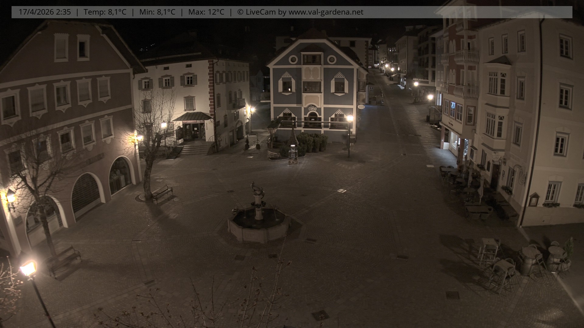 Archiv Foto Webcam St. Ulrich: Dorfzentrum