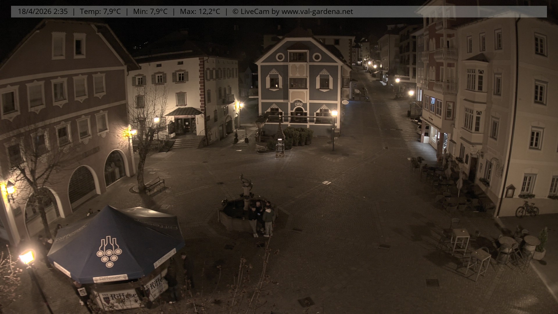 Archiv Foto Webcam St. Ulrich: Dorfzentrum