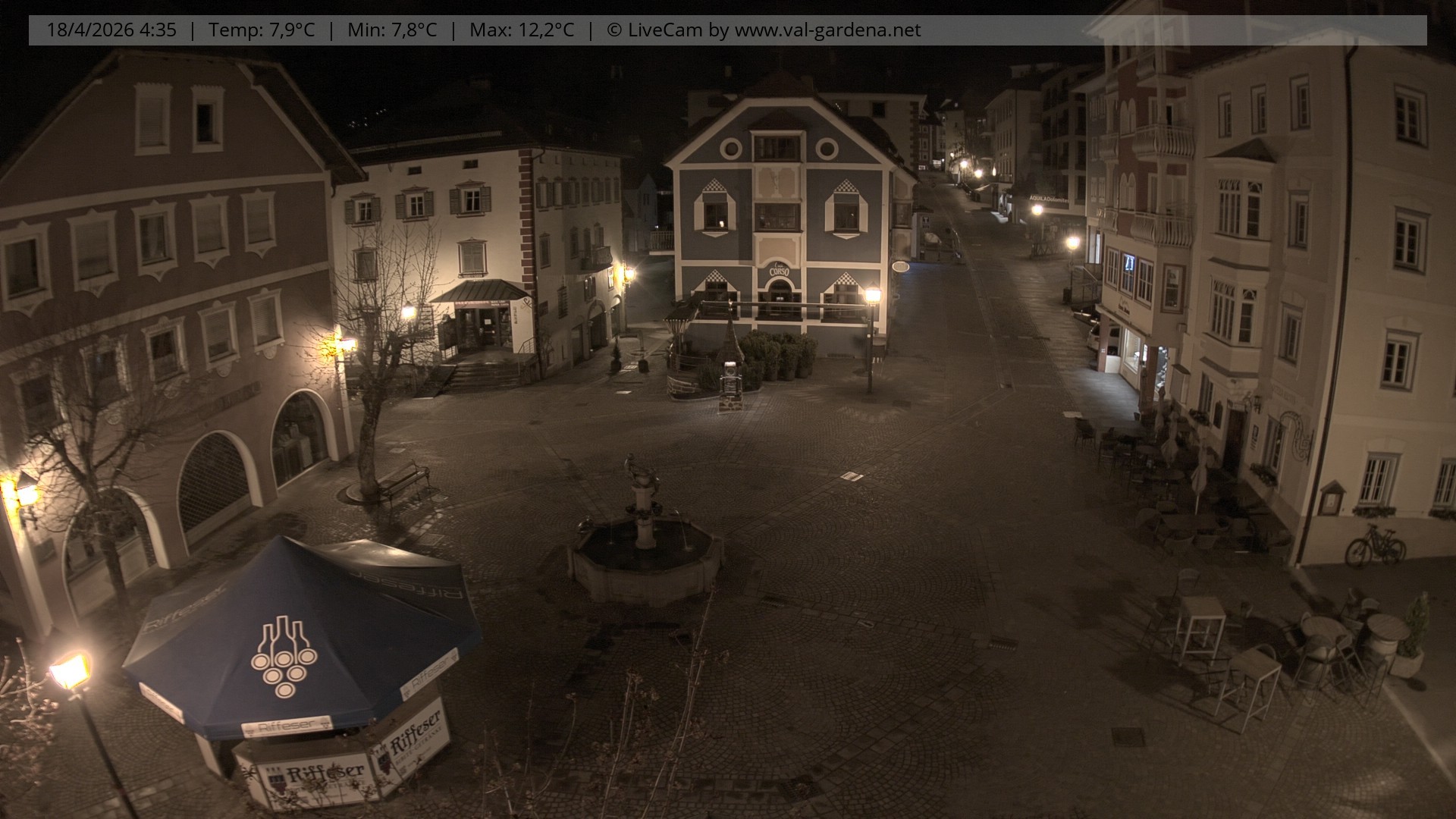 Archiv Foto Webcam St. Ulrich: Dorfzentrum