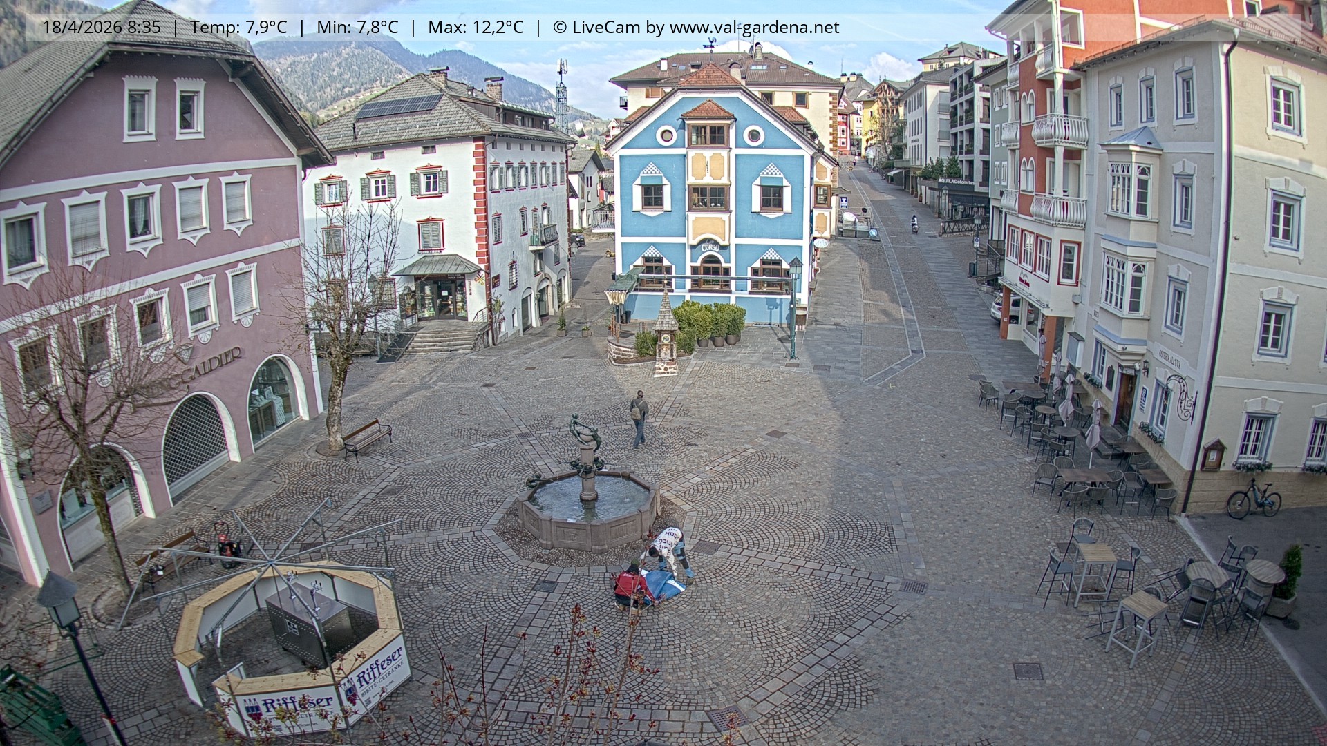 Archiv Foto Webcam St. Ulrich: Dorfzentrum