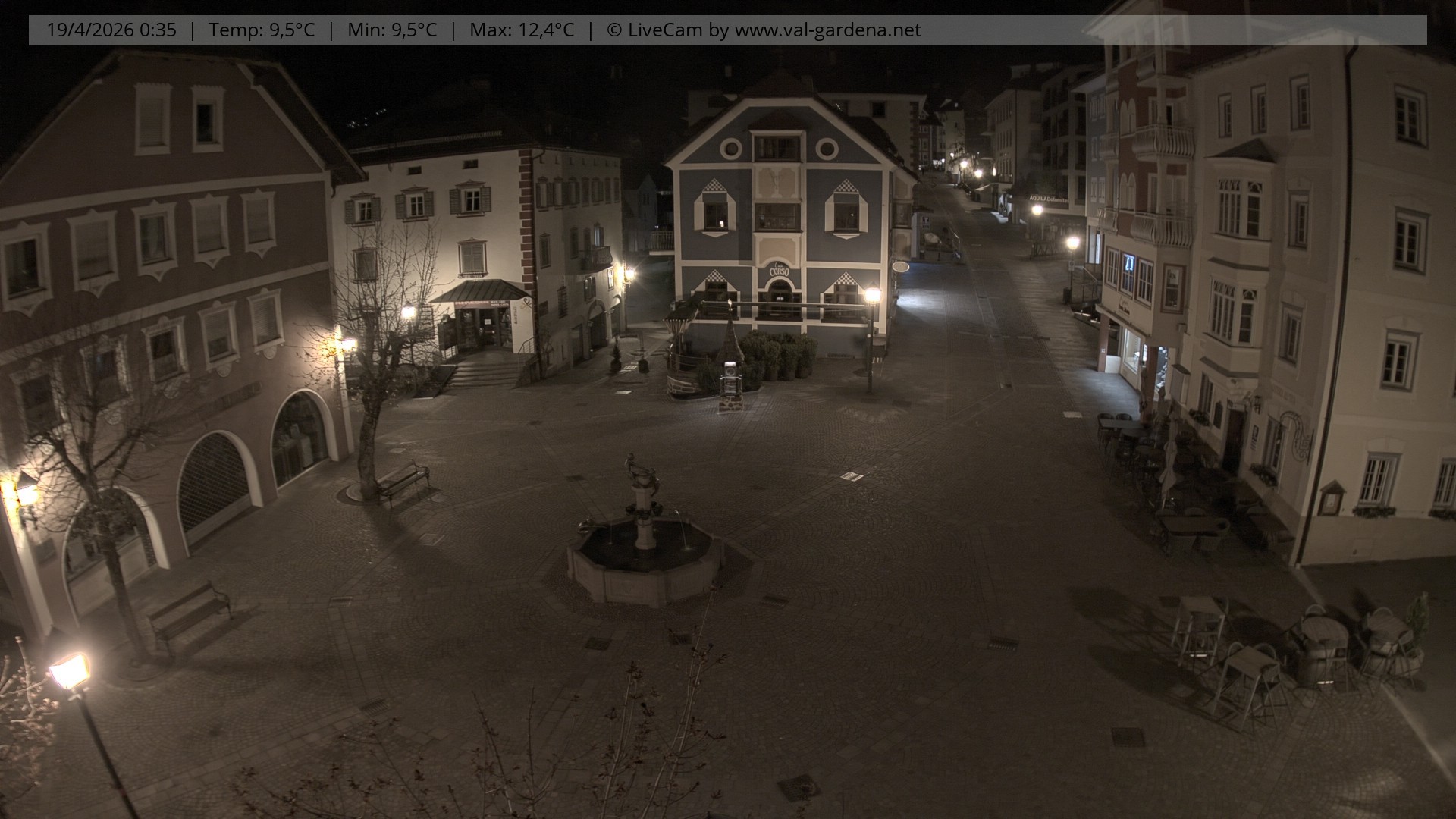Archiv Foto Webcam St. Ulrich: Dorfzentrum