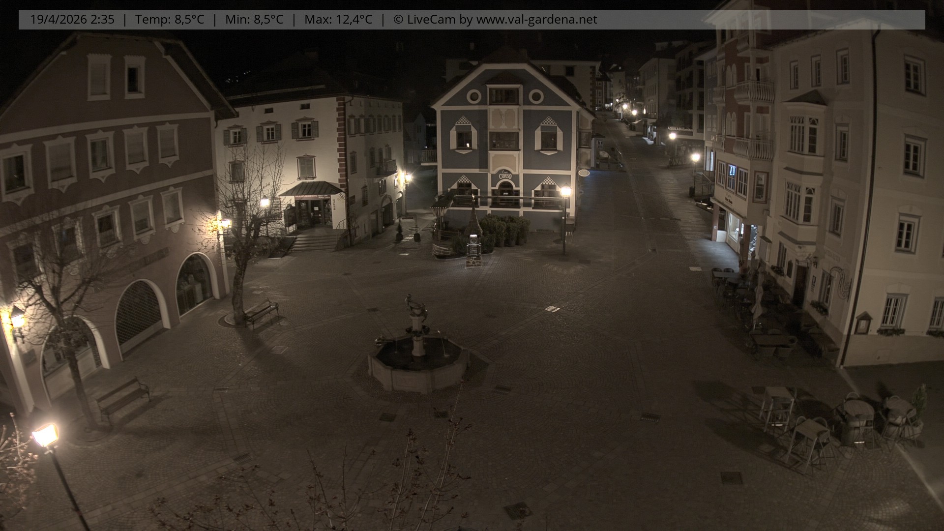 Archiv Foto Webcam St. Ulrich: Dorfzentrum
