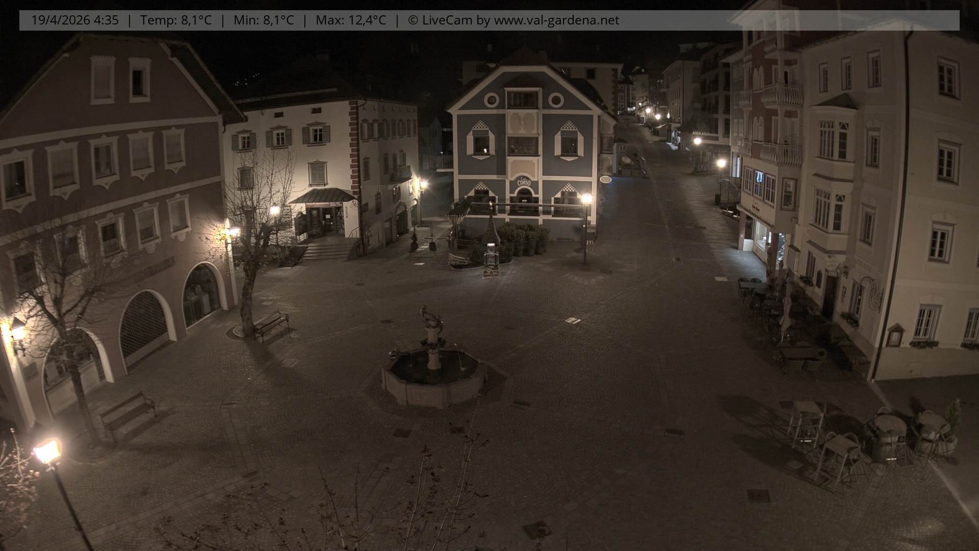 Archiv Foto Webcam St. Ulrich: Dorfzentrum
