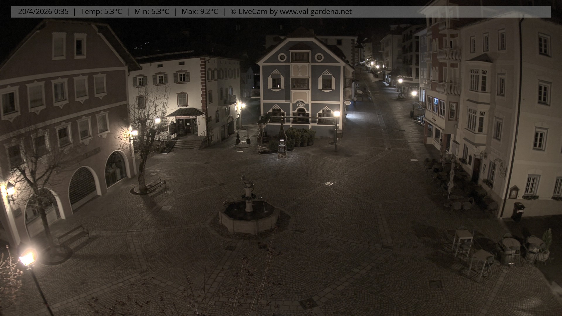 Archiv Foto Webcam St. Ulrich: Dorfzentrum