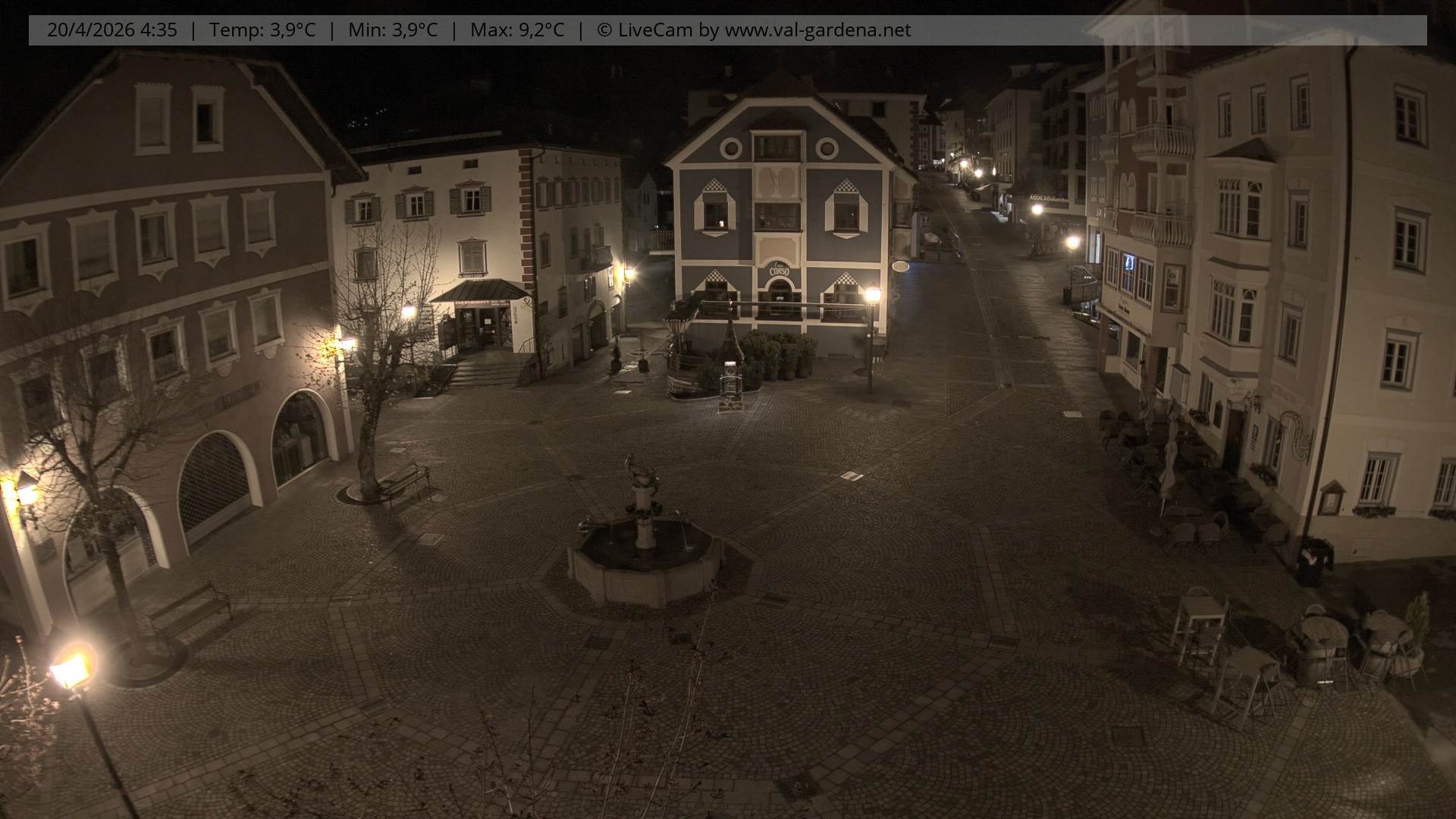 Archiv Foto Webcam St. Ulrich: Dorfzentrum