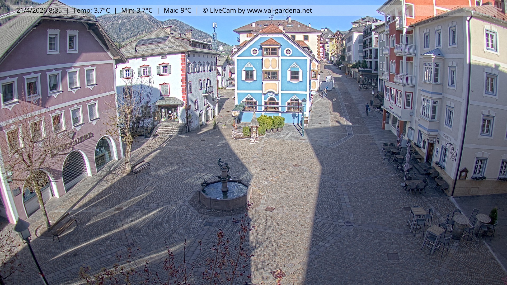 Archiv Foto Webcam St. Ulrich: Dorfzentrum
